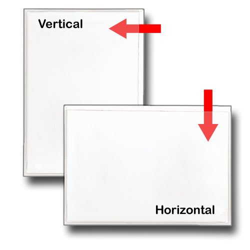StoreSMART Deluxe 4x6 Inch Magnetic Photo Frames - 100 Pack Full Back Adhesive Frames with 3 Sealed Sides - Perfect for Fridge Displays, Office Decor, and Home Organization (H32304-100)
