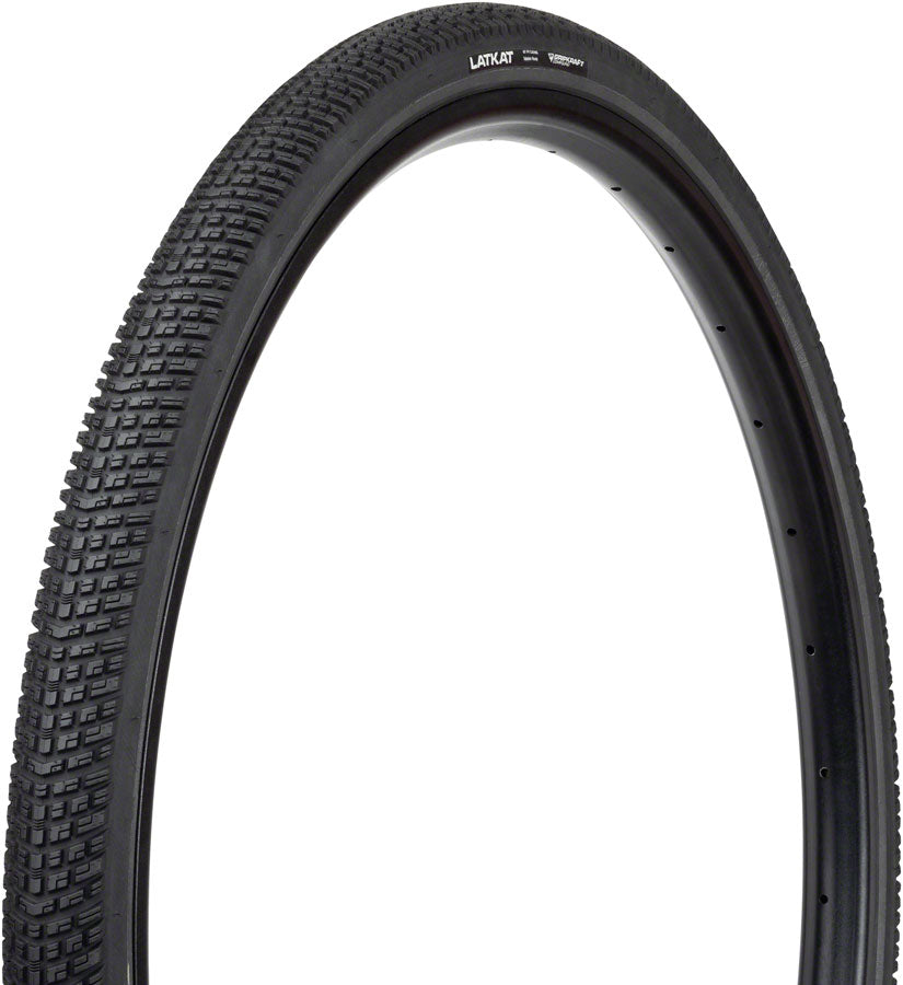 45NRTH Latkat Tire 700x40 Tubeless Folding Bike Tire - Black, 60 TPI, Gripkraft Compound for Winter & Snow Cycling - Perfect for Fat Bikes, Gravel Bikes & All-Terrain Adventures