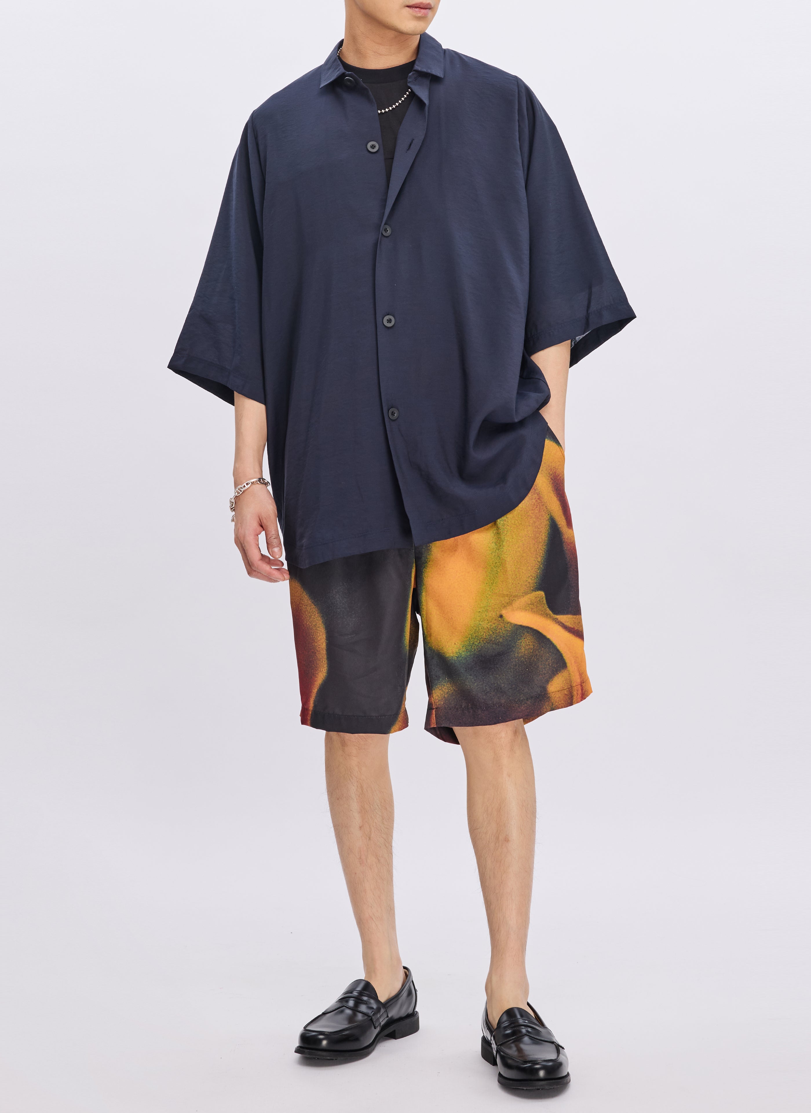 INITIAL x Mika Ninagawa Fashion Shorts for Women - Trendy Summer Casual Wear for Beach, Travel, and Street Style