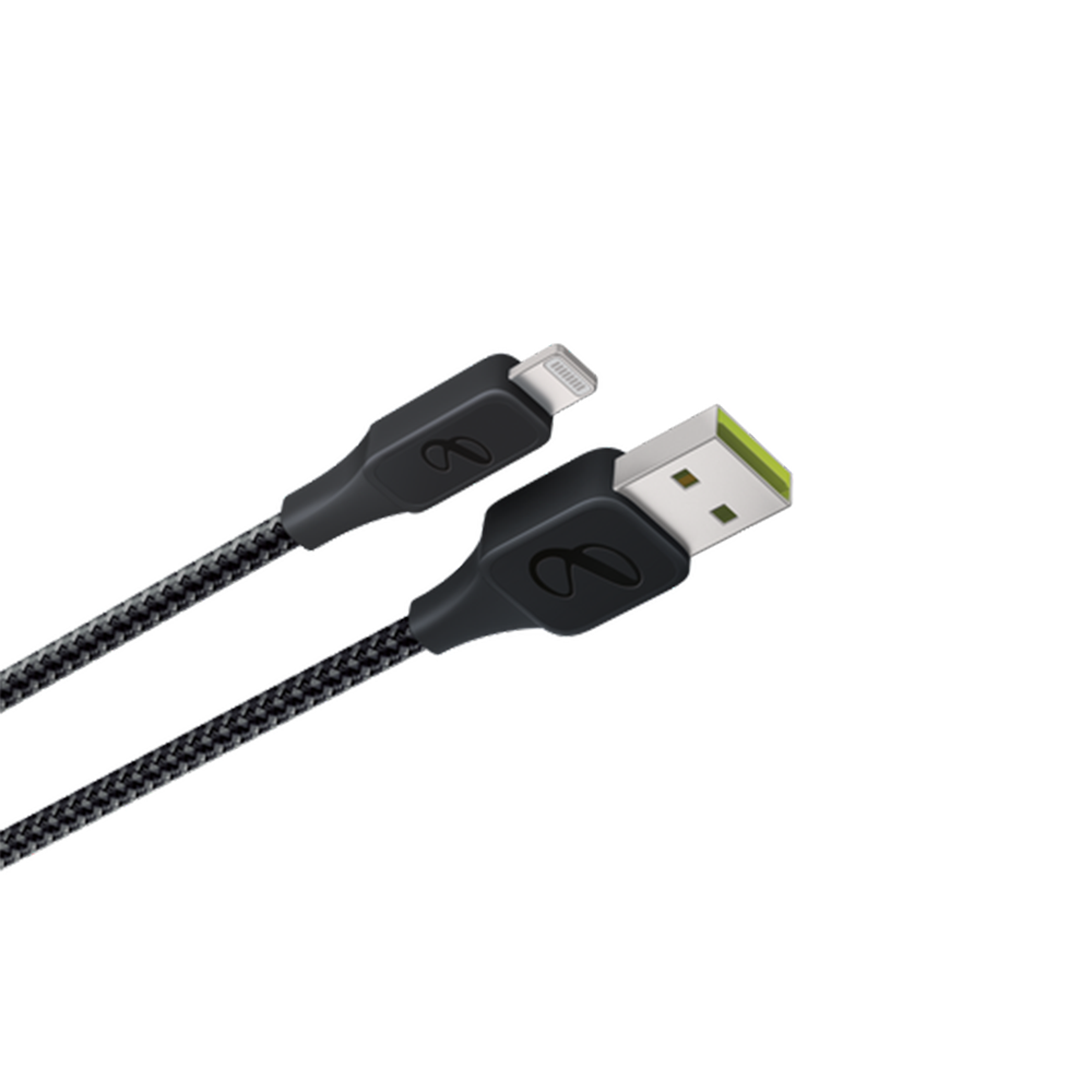 InfinityLab InstantConnect USB A to Lightning Charging Cable 3ft - Fast Charging Cord for iPhone 14/13/12/11/X/8/7 - Durable Nylon Braided Cable for Home, Office & Travel