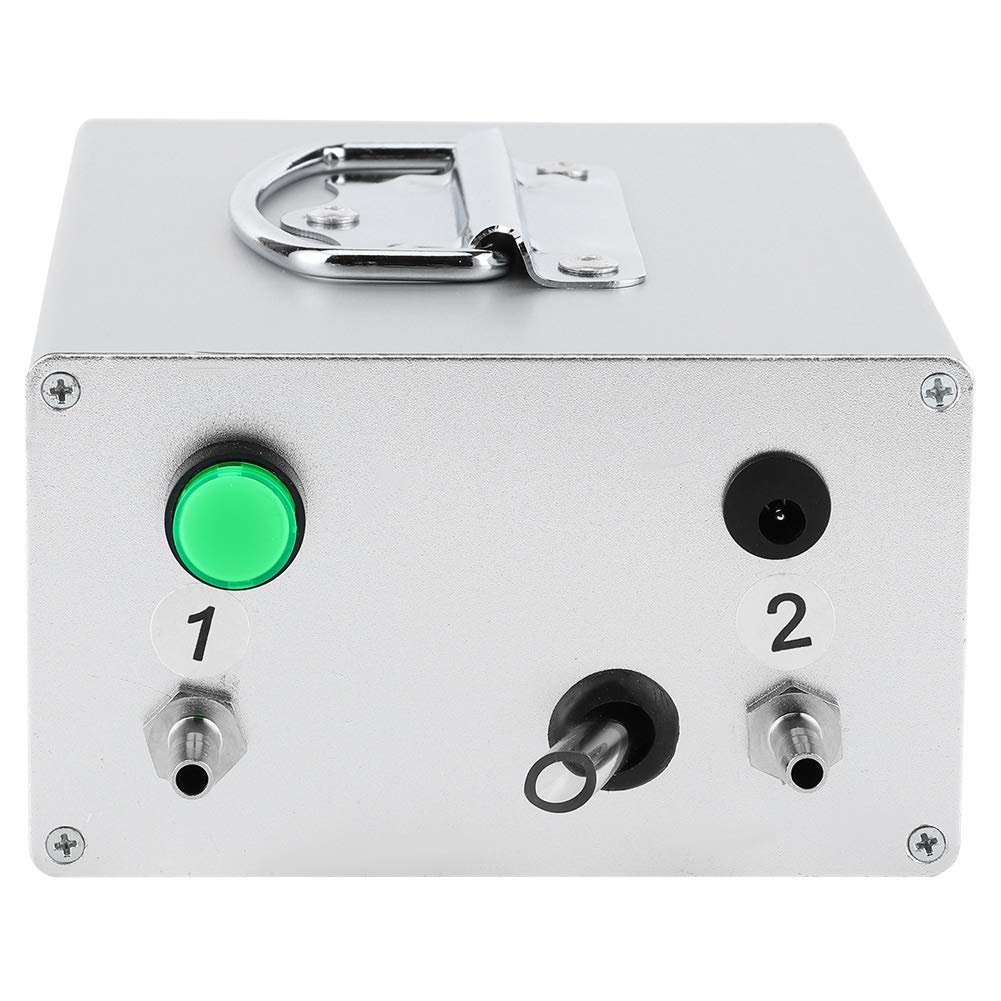 **Aluminum Alloy Electric Milking Machine with Fast Heat Dissipation - Pulsation Vacuum Pump for Goats, Sheep, Cows & Horses (US Plug) - Ideal for Dairy Farms & Livestock Care**