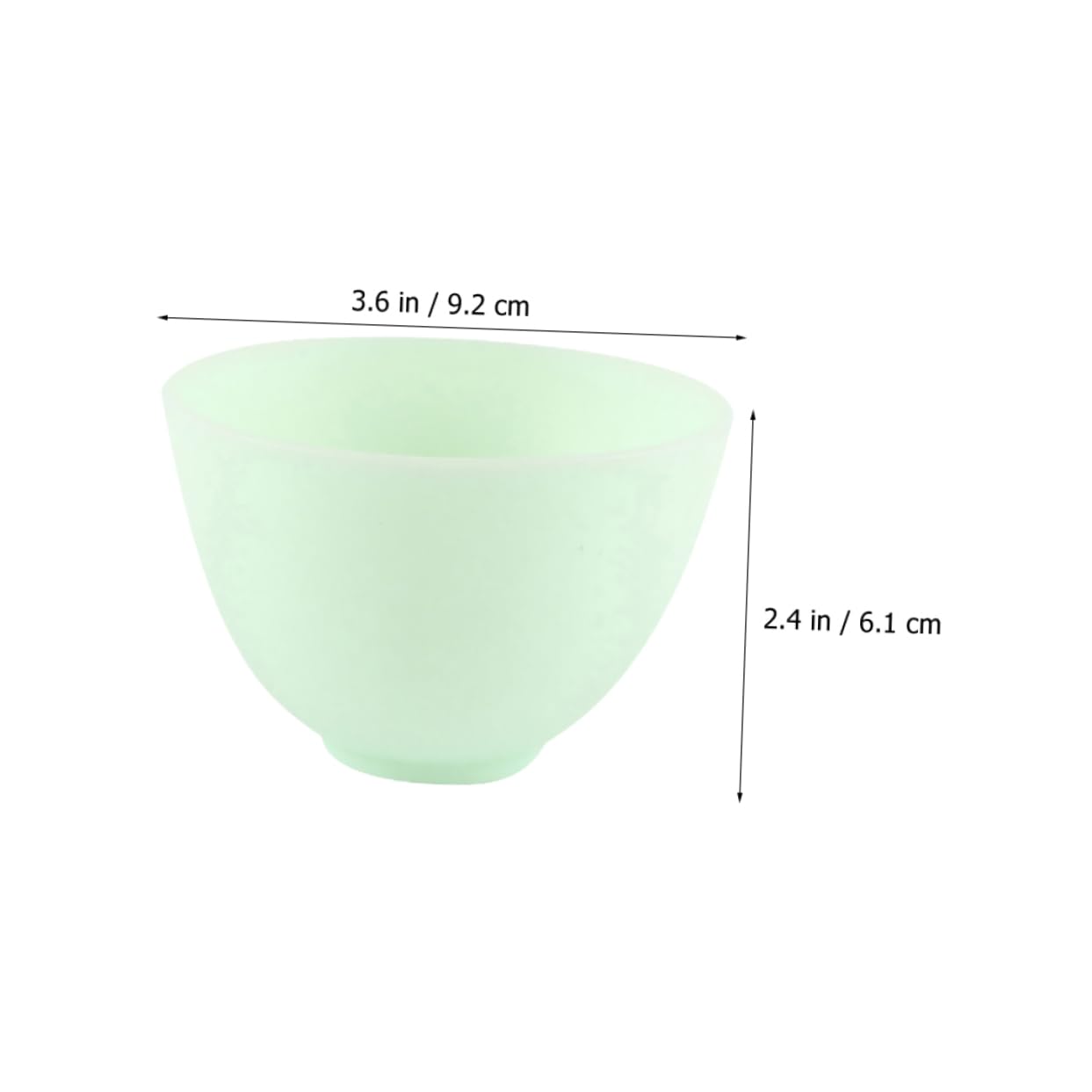 5-Piece Mask Mixing Tool Set - DIY Mask Holder Accessories for Salon, Face Mask Bowl, Cosmetics Mixing Bowl, Green Clay Mask Application - Perfect for Spa, Beauty Salon & At-Home Skincare Routines