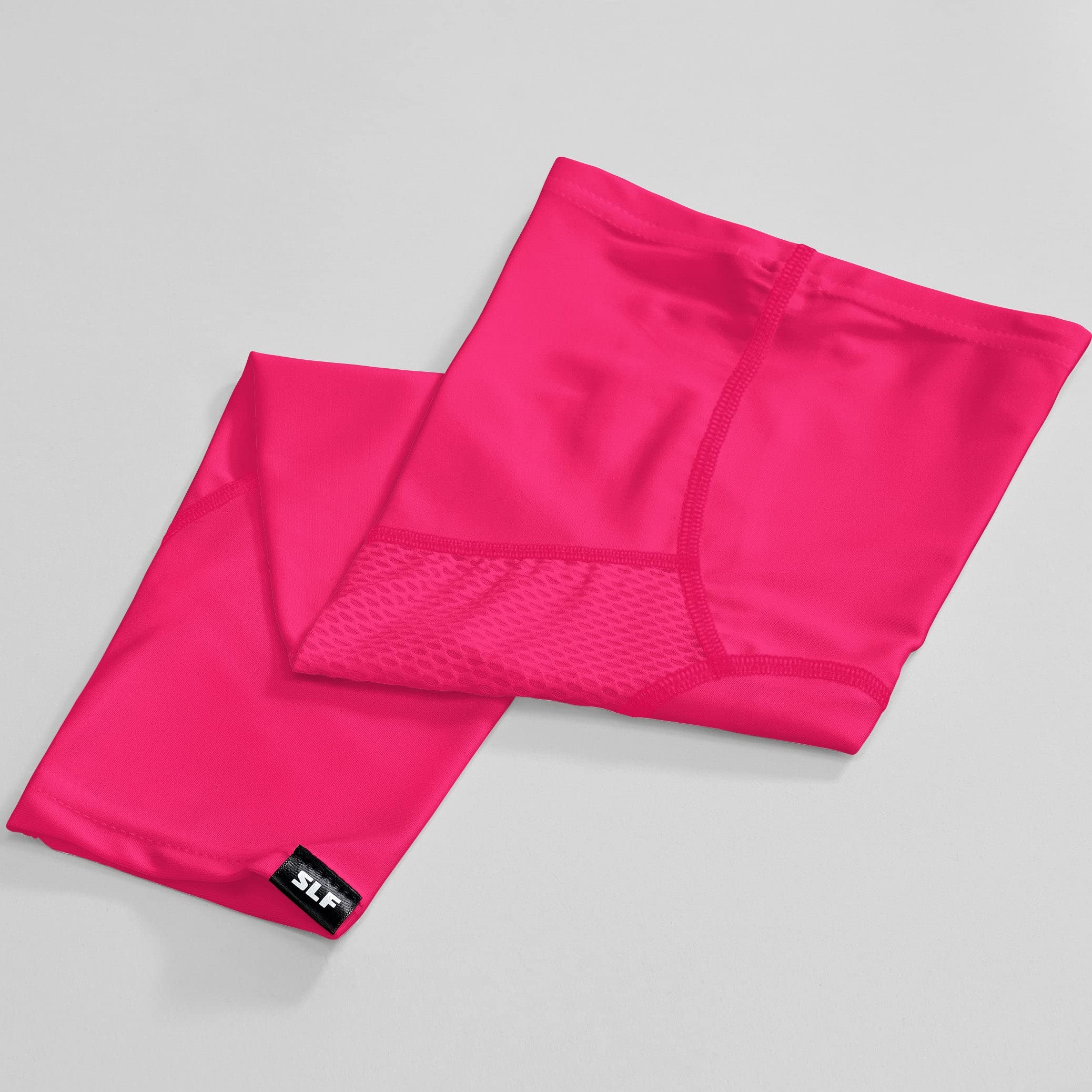 Hue Pink Pro Leg Sleeve - Compression Support for Running, Yoga & Sports - Breathable & Comfortable Leg Warmers for Women & Men
