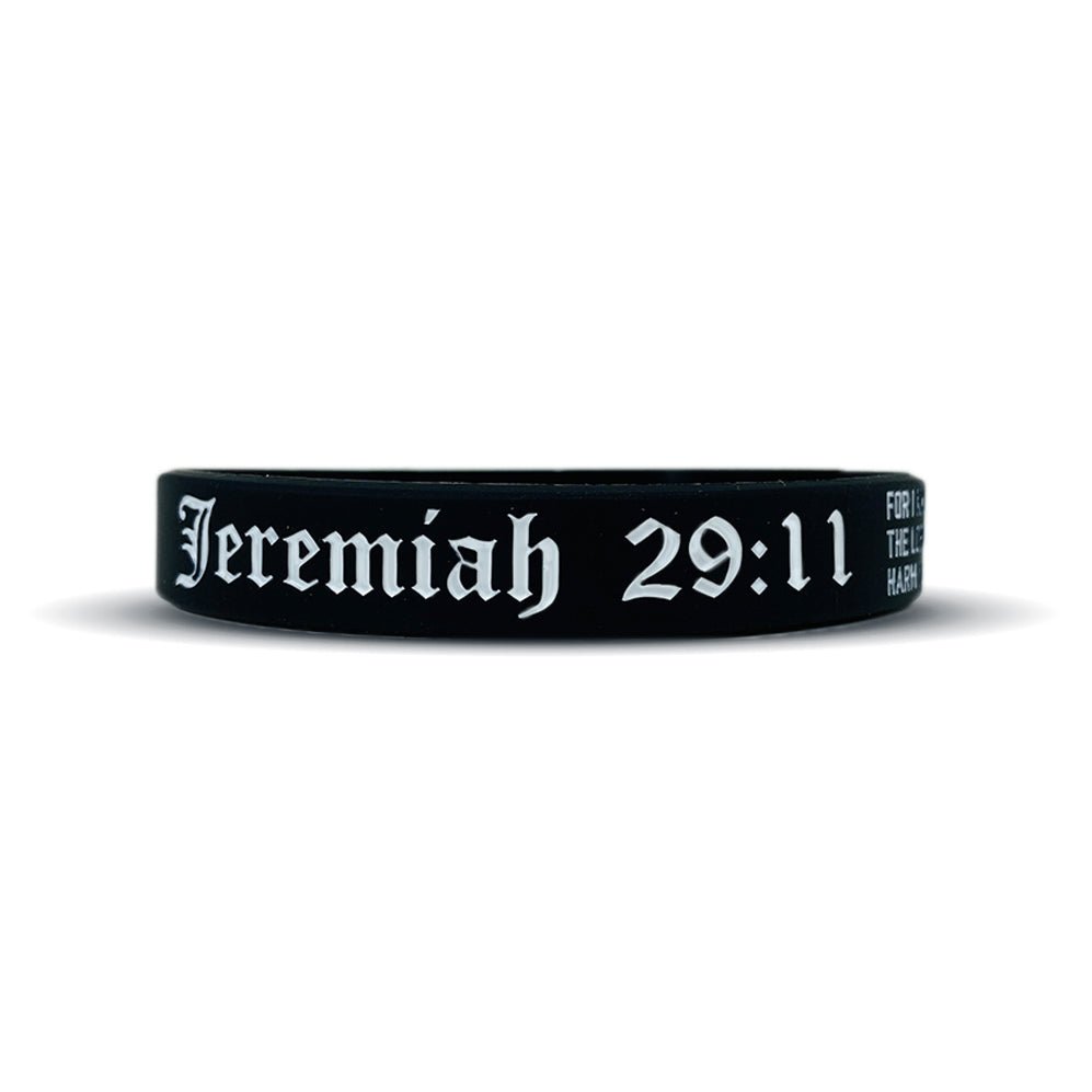 Inspirational Jeremiah 29:11 Bible Verse Wristband - Motivational Christian Gift for Women & Men - Perfect for Church, Daily Wear & Faith-Based Encouragement
