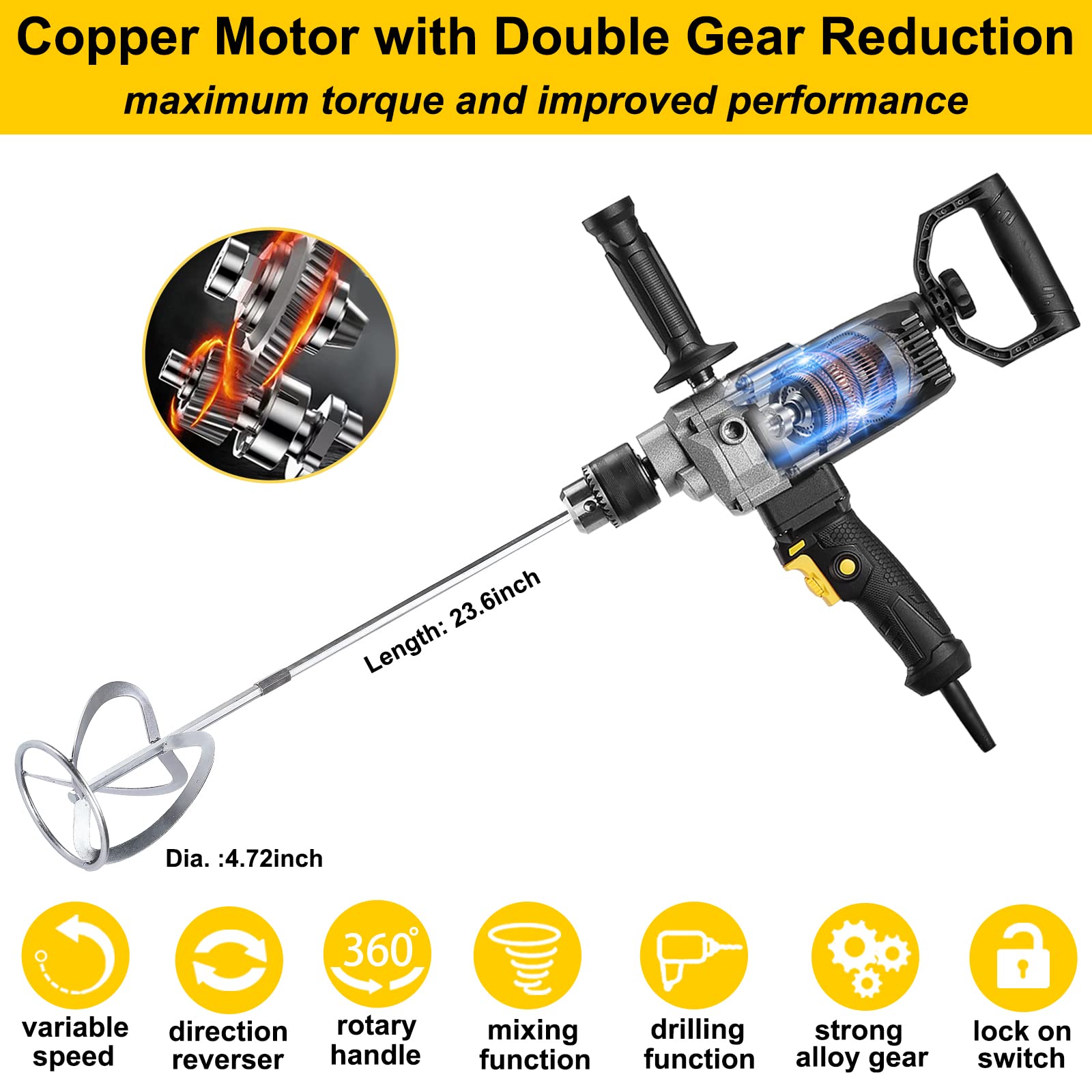 10-Amp Corded 5/8