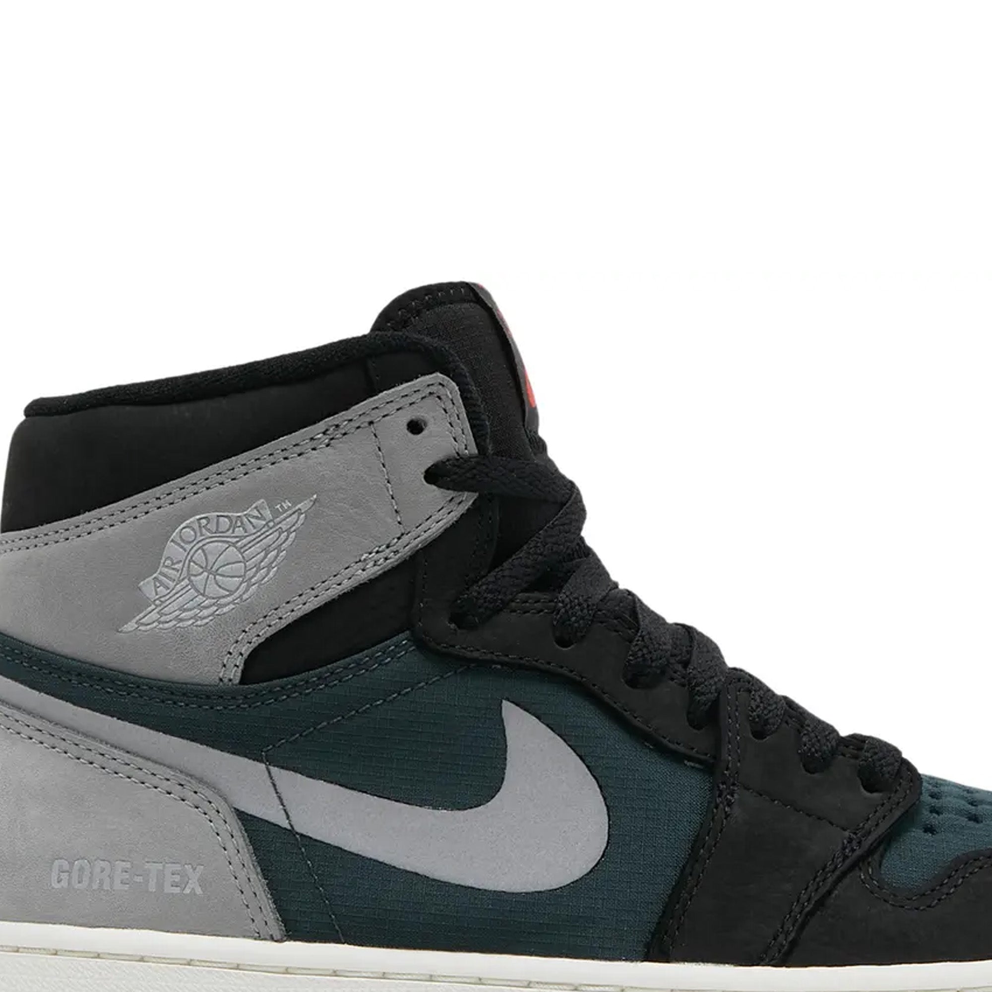 Air Jordan 1 Retro High Element Gore-Tex 'Black Particle Grey' Sneakers (2021) - Waterproof Basketball Shoes for Men, Winter & Rainy Day Fashion Streetwear