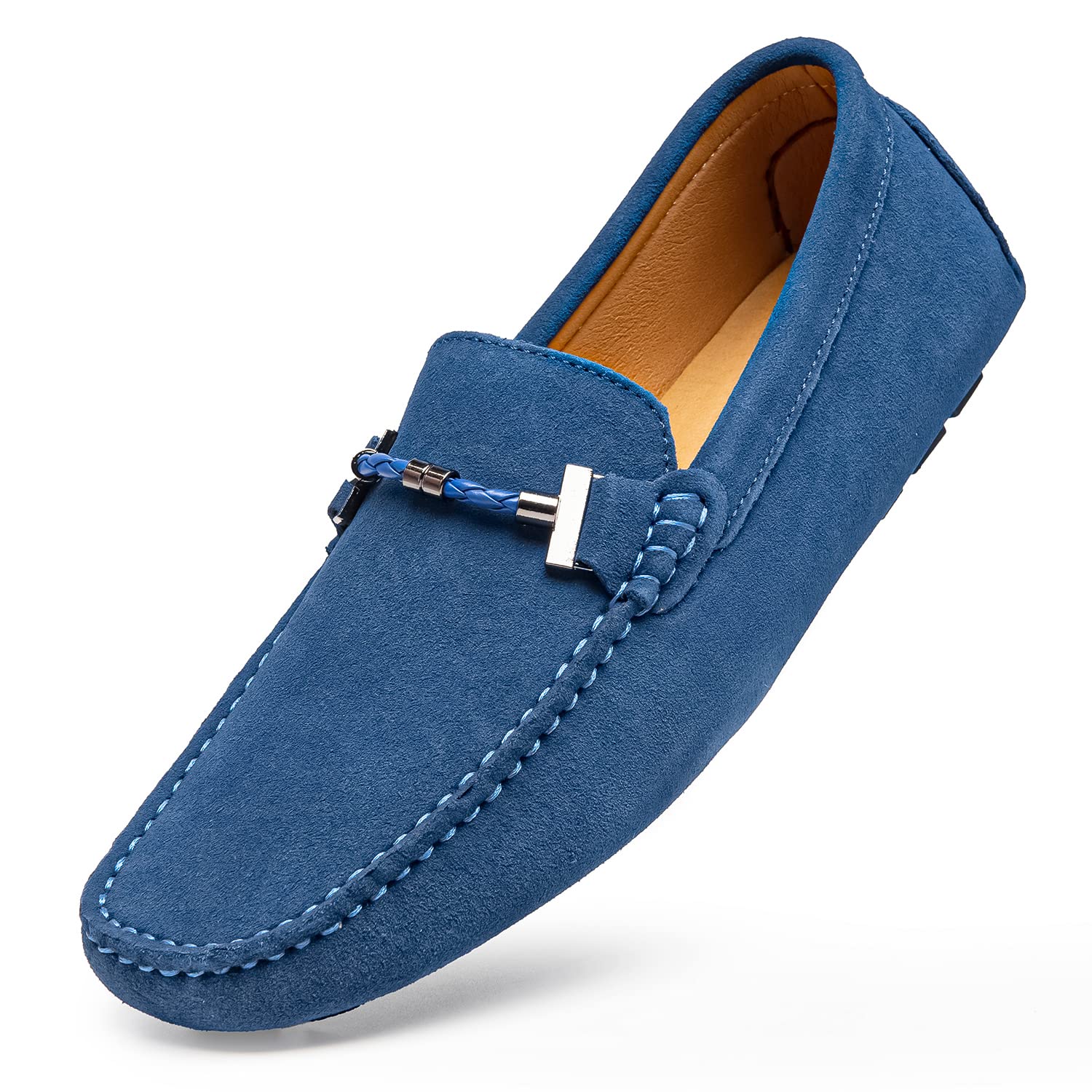 Go Tour Men's Penny Loafers - Comfortable Moccasin Driving Shoes & Slip-On Boat Shoes for Casual Wear | Perfect for Office, Travel & Outdoor Activities
