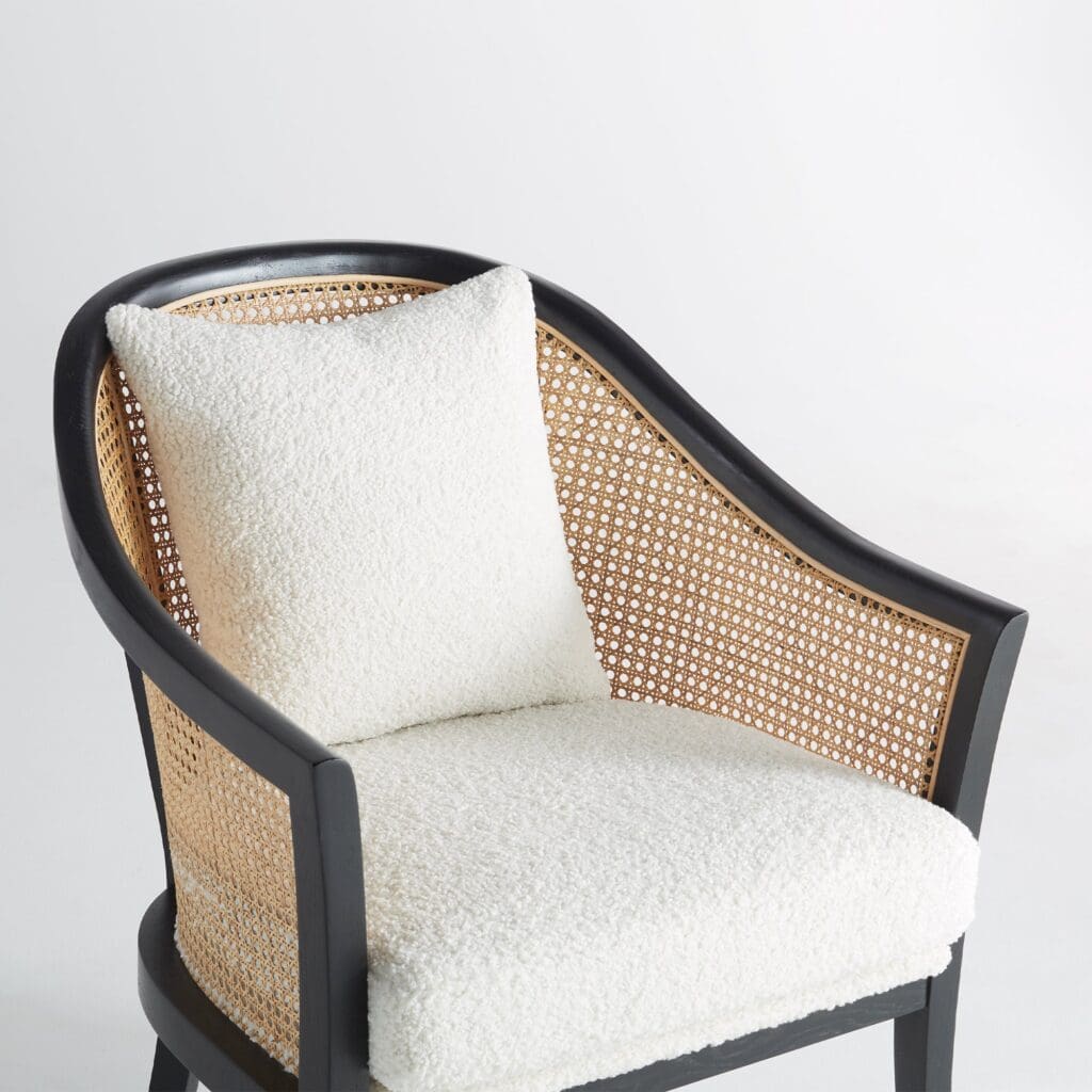 Cyan Design 11499 Relatore Chair - White Upholstered Dining Chair for Modern Home & Restaurant Decor | Perfect for Dining Room, Kitchen, or Cafe Setting