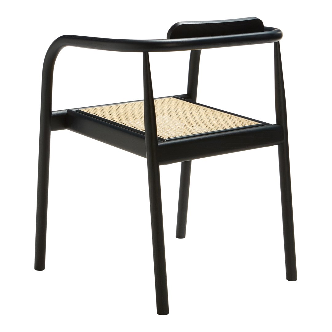 Modern Ahm Armchair - Stackable & Space-Saving Accent Chair for Living Room, Office, or Patio - Comfortable Lounge Seating for Home Decor