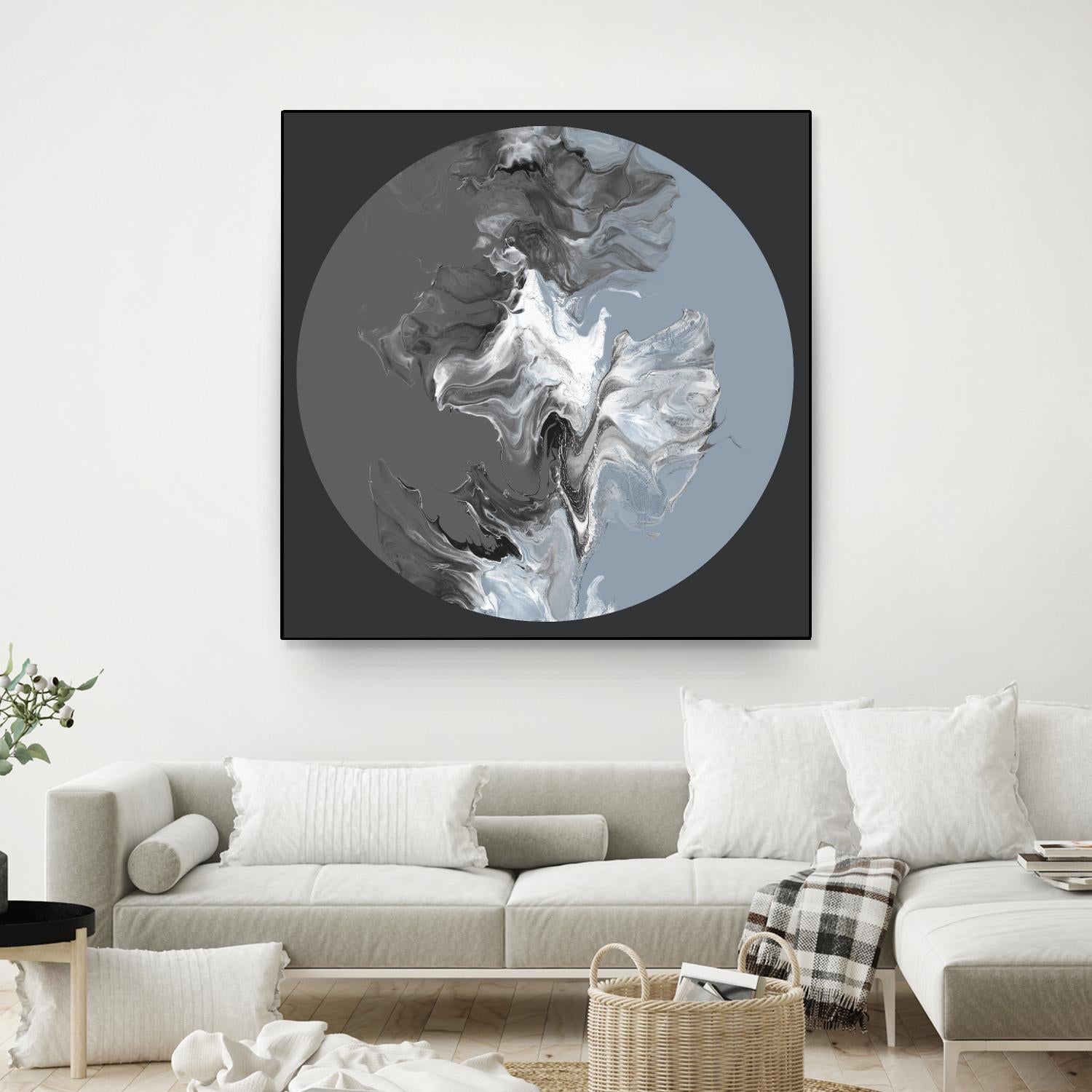 Centered Composed II - Premium Wall Art Canvas Print for Home & Office Decor | Modern Abstract Painting for Living Room, Bedroom, and Workspace