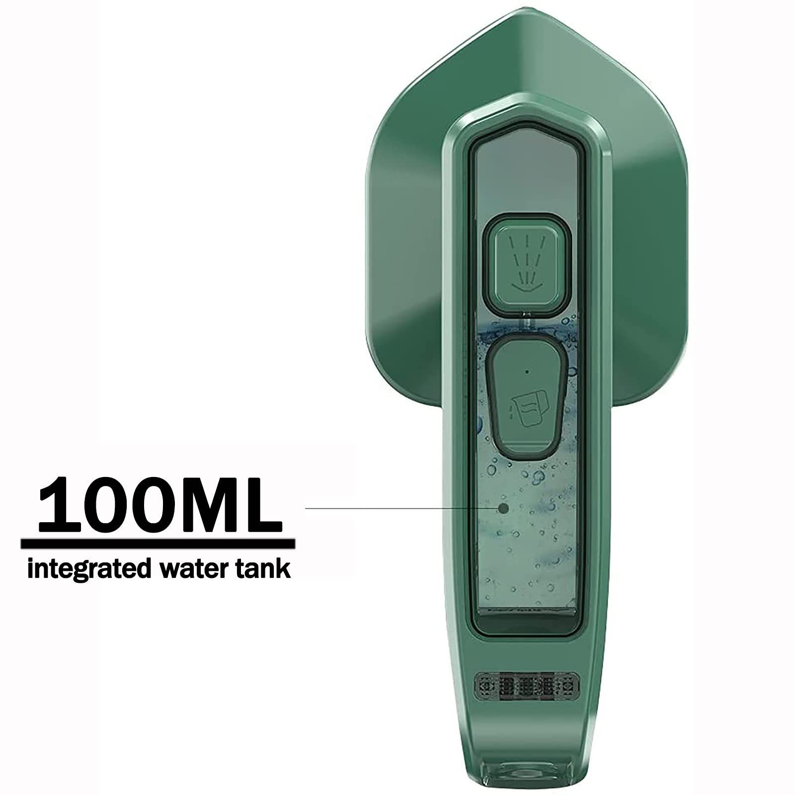 Portable Travel Steamer for Clothes - 25 Second Fast Heating Handheld Garment Steamer - Compact Fabric Steamer for Wrinkle-Free Outfits at Home, Hotel & Business Trips