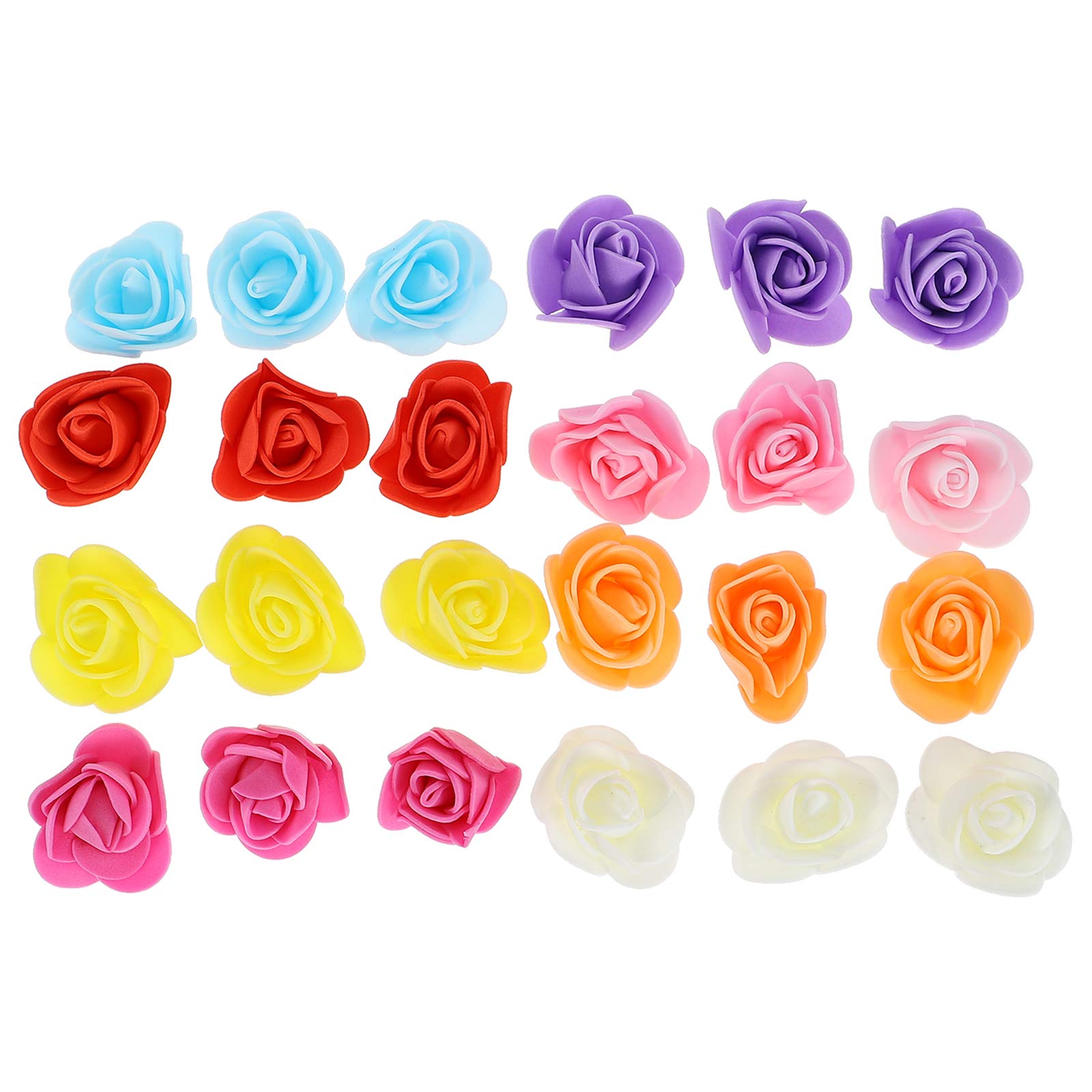 200pcs Artificial Silk Rose Flower Heads - Realistic Bubble Roses for Wedding Centerpieces, DIY Floral Arrangements, Romantic Home Decor & Party Decorations - Perfect for Bridal Bouquets, Table Settings, and Event Styling