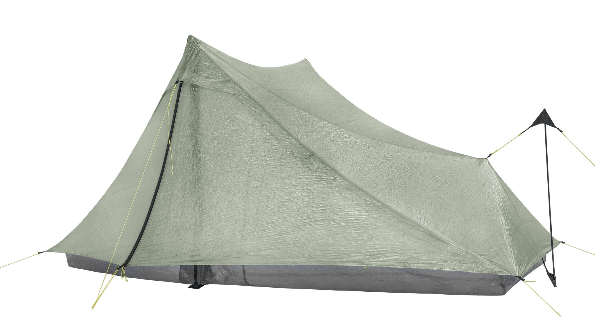 Affordable 2-Person Offset Tent in Olive Drab - Perfect for Camping, Hiking & Outdoor Adventures