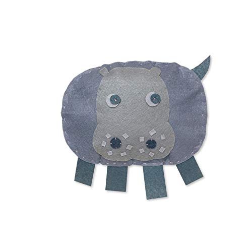 eeBoo Hippo Felt Sheets - Vibrant Colors for DIY Crafts