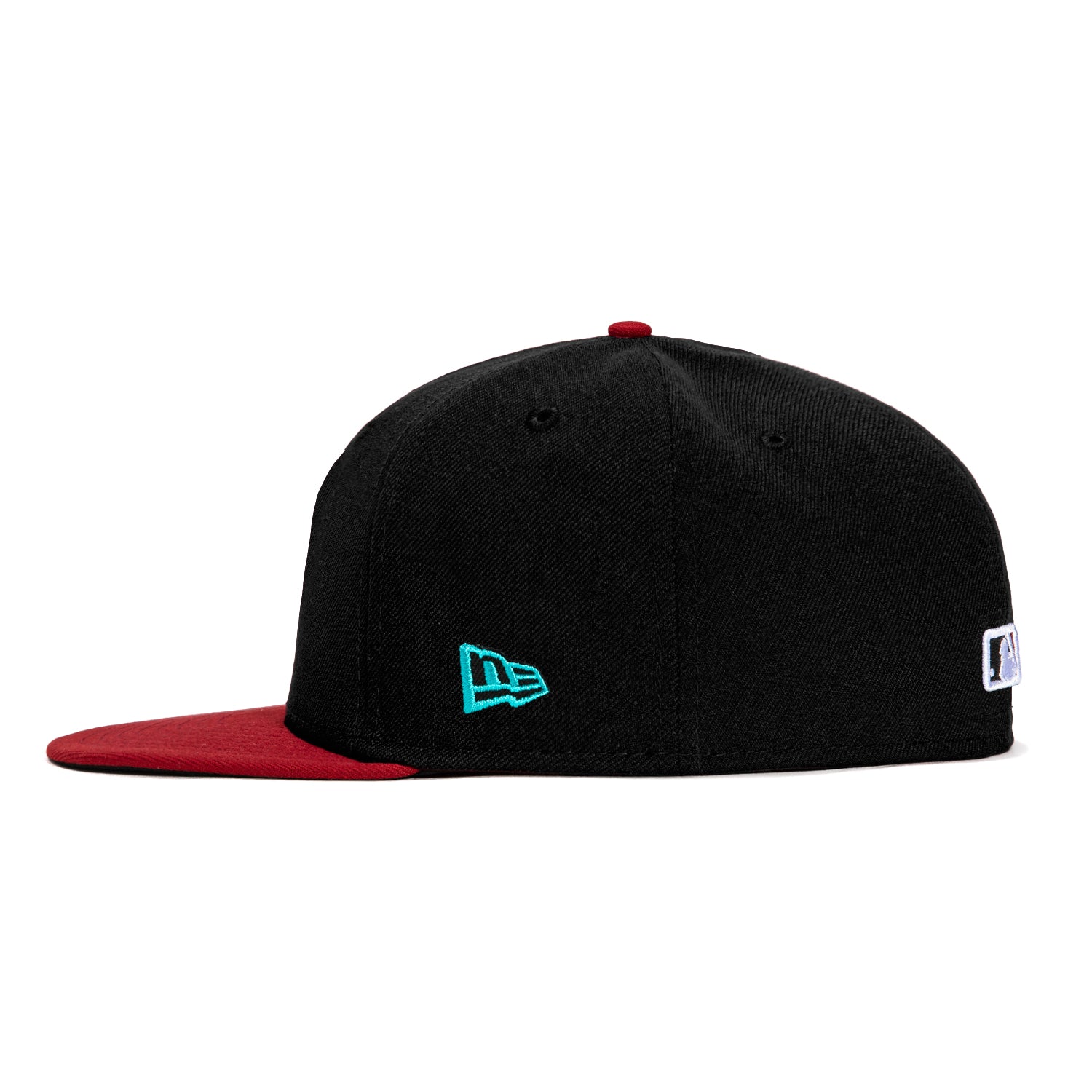 New Era 59Fifty Authentic MLB Baseball Cap - Arizona Diamondbacks 2024 Road Edition (Black & Cardinal) | Adjustable Snapback Hat for Men & Women | Perfect for Games, Streetwear & Sports Fans