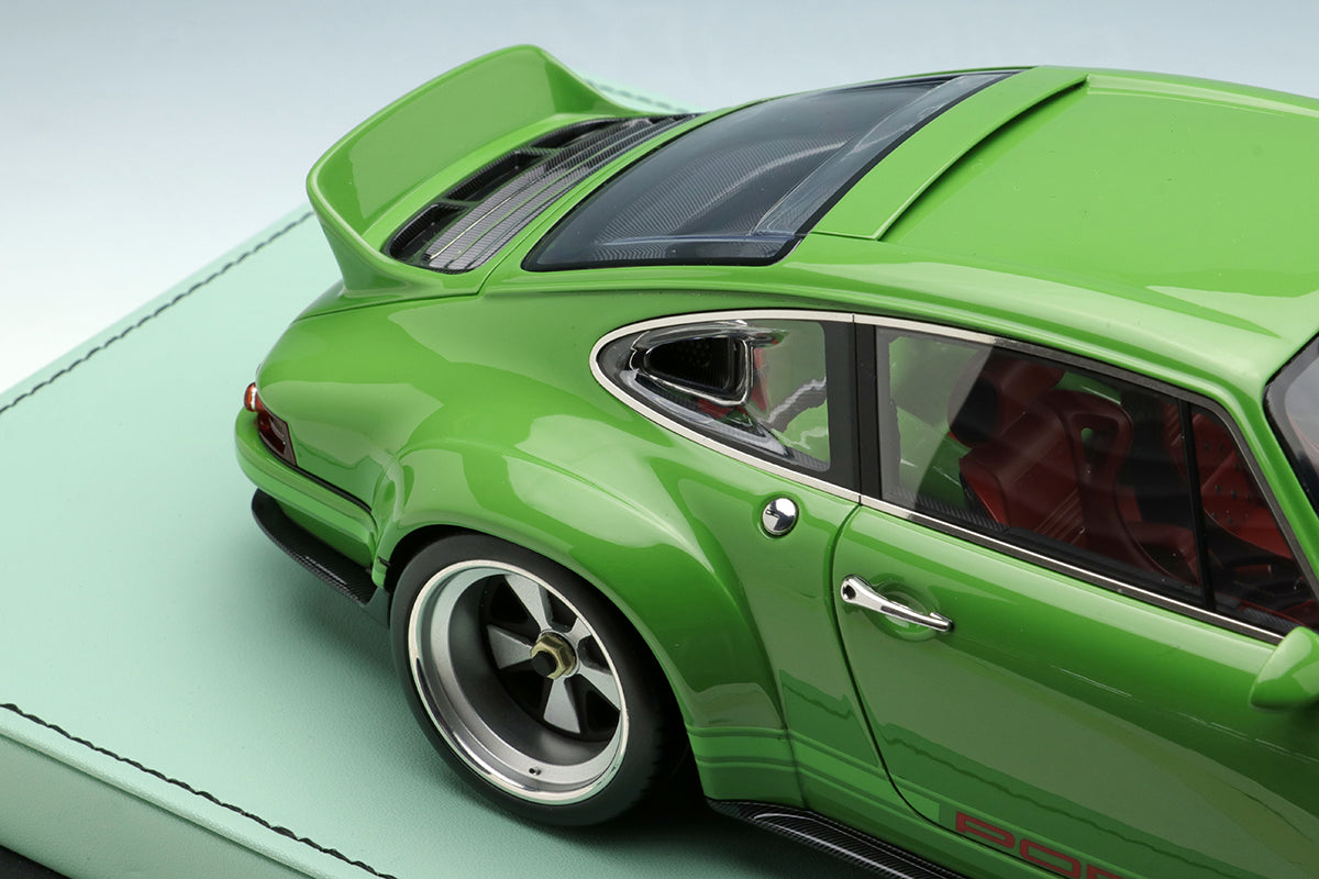 EIDOLON 1:18 Scale Porsche 911 (964) Singer DLS 2018 Green Diecast Model Car - Perfect for Collectors, Display, and Racing Enthusiasts