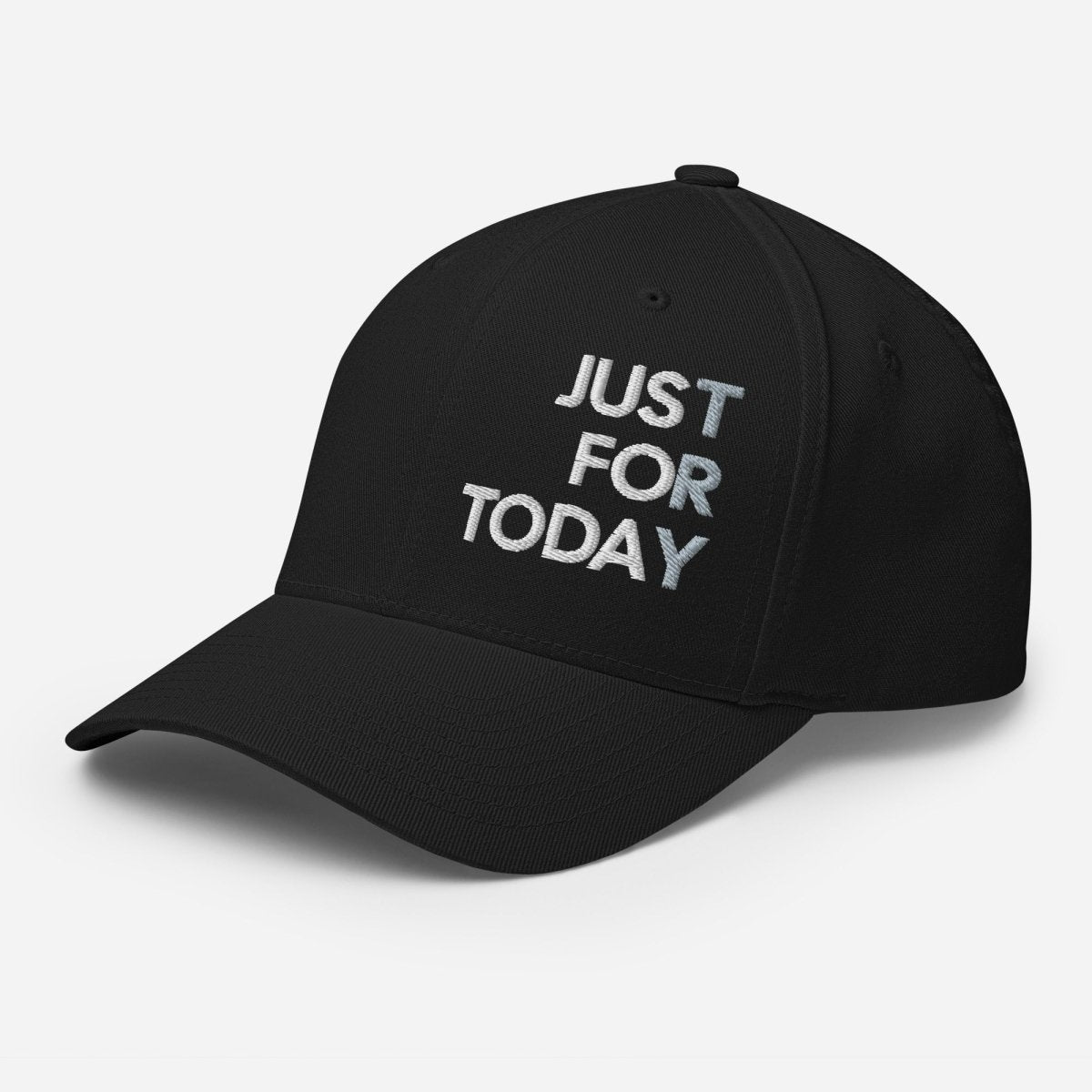 Just For Today Embroidered Structured Twill Cap - Adjustable Dad Hat for Men & Women - Perfect for Outdoor Activities, Sports & Casual Wear