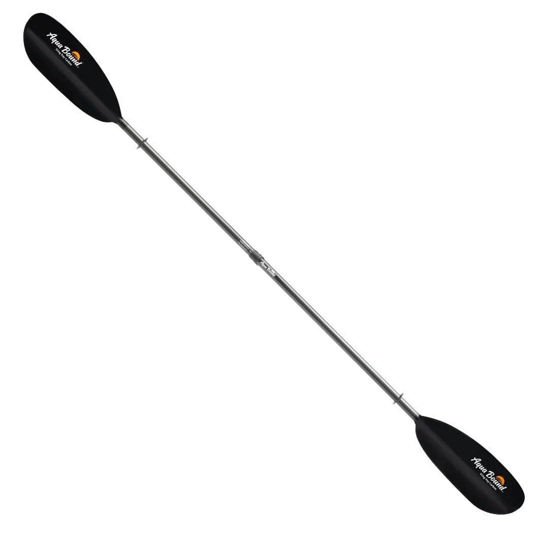 AQUA BOUND Stingray Carbon Black Kayak Paddle - CR Blade with Posi-Lok Carbon Shaft | Lightweight & Durable for Kayaking, Canoeing & Paddle Boarding
