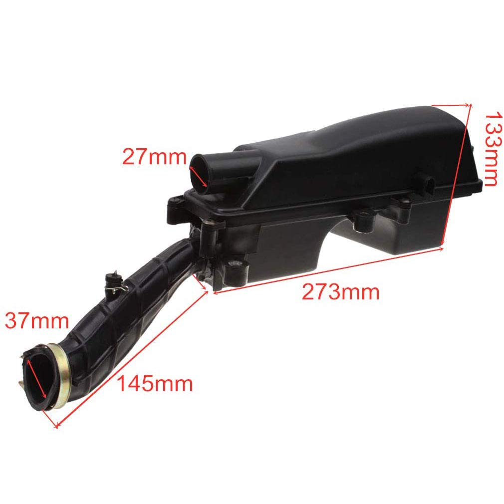 GY6 49cc 50cc ATV Scooter Moped Air Box Filter Assembly - High Performance Air Cleaner for Off-Road & Street Riding