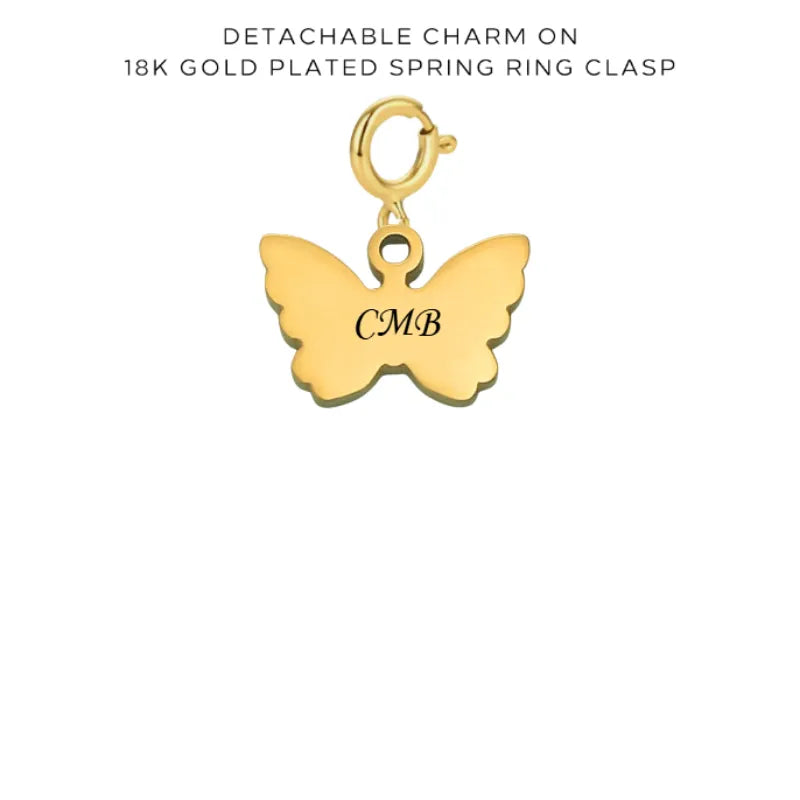 Personalized Engraved Charms with Detachable Clasp - Custom Name Jewelry for Necklaces & Bracelets - Perfect for Gifts, Anniversaries and Special Occasions