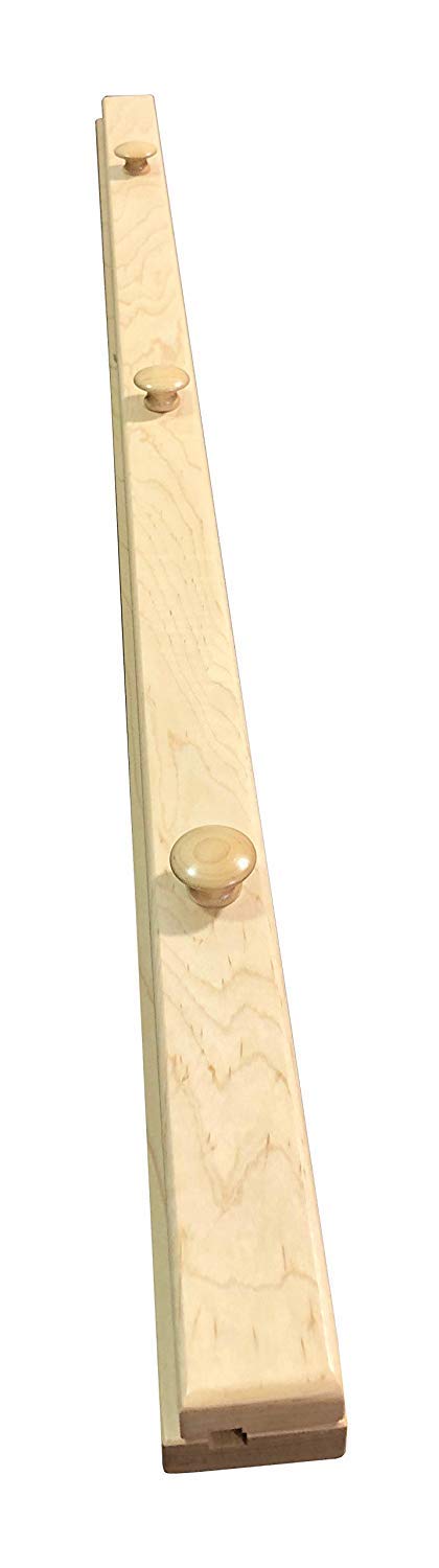 Amish Made Maple Wood Wall Mount Quilt Rack - 60