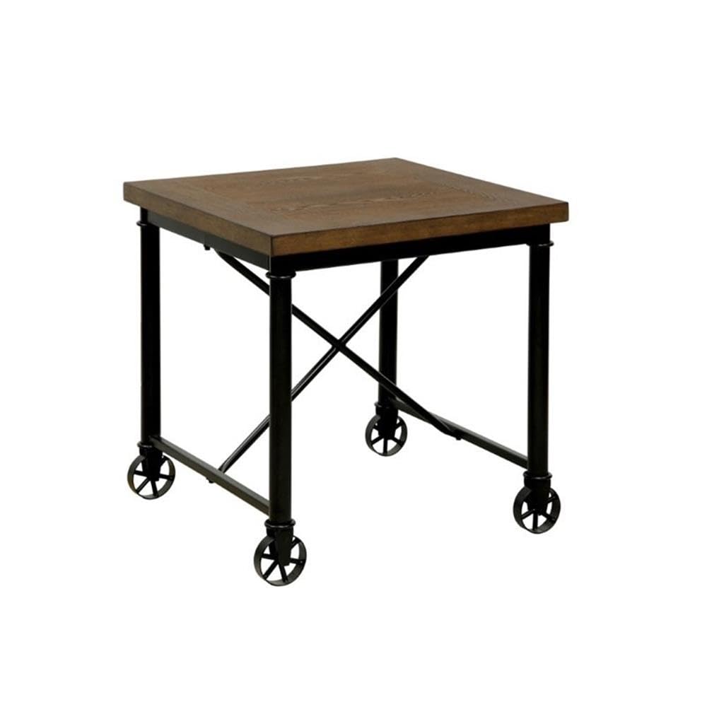 BOWERY HILL 3-Piece Coffee Table Set - Medium Oak Finish - Modern Living Room Furniture for Small Spaces - Perfect for Apartments, Condos & Cozy Homes