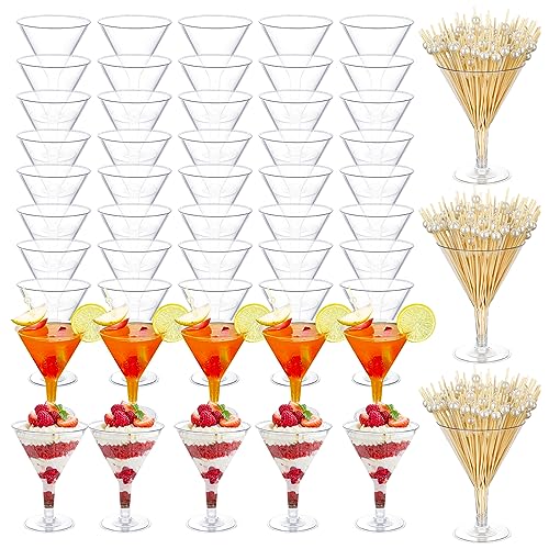 Clear Martini Glasses