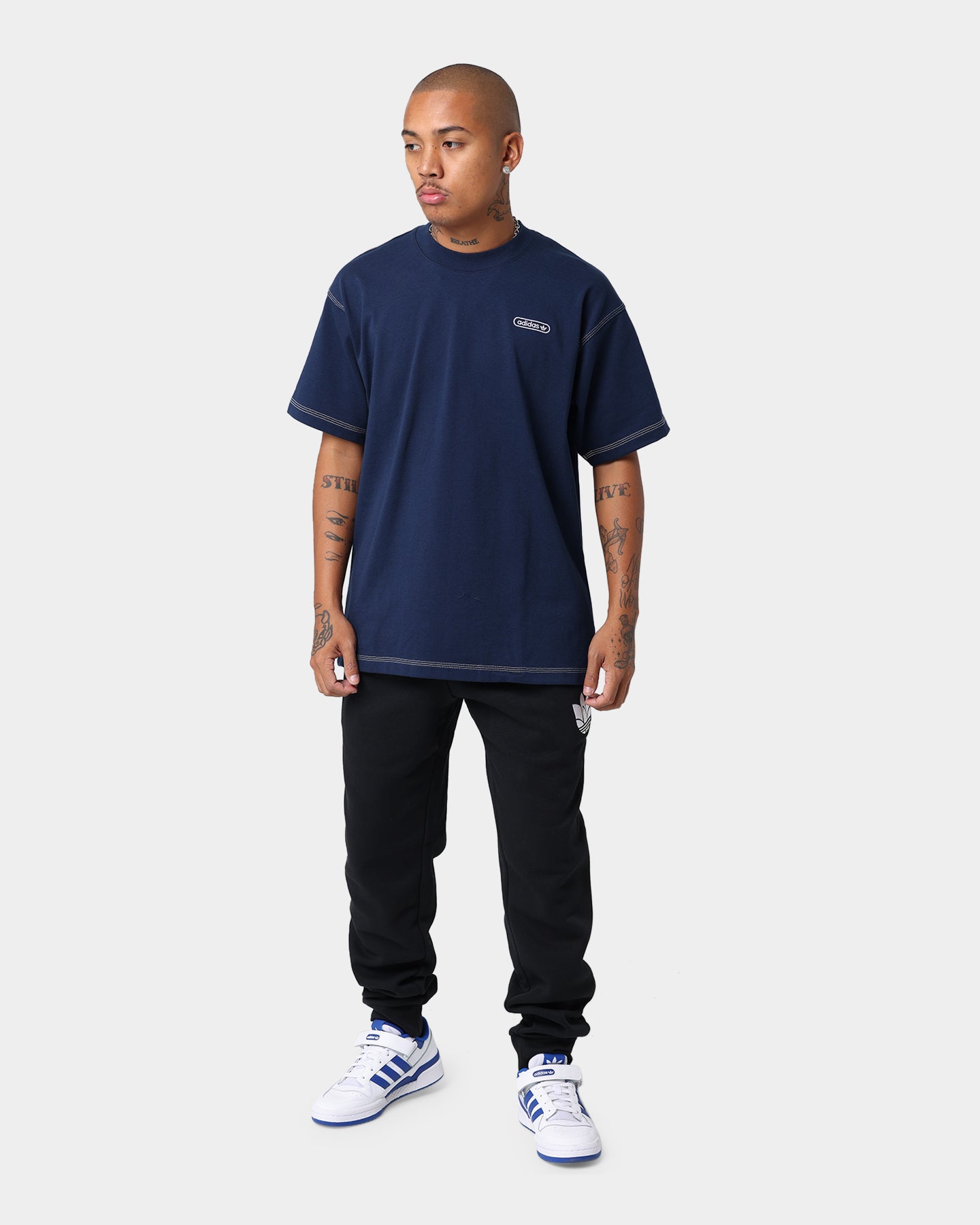 Adidas Men's WW Short Sleeve T-Shirt - Comfortable Cotton Crew Neck Tee for Casual Wear & Sports | Collegiate Navy Blue | Perfect for Gym, Running & Everyday Outfits