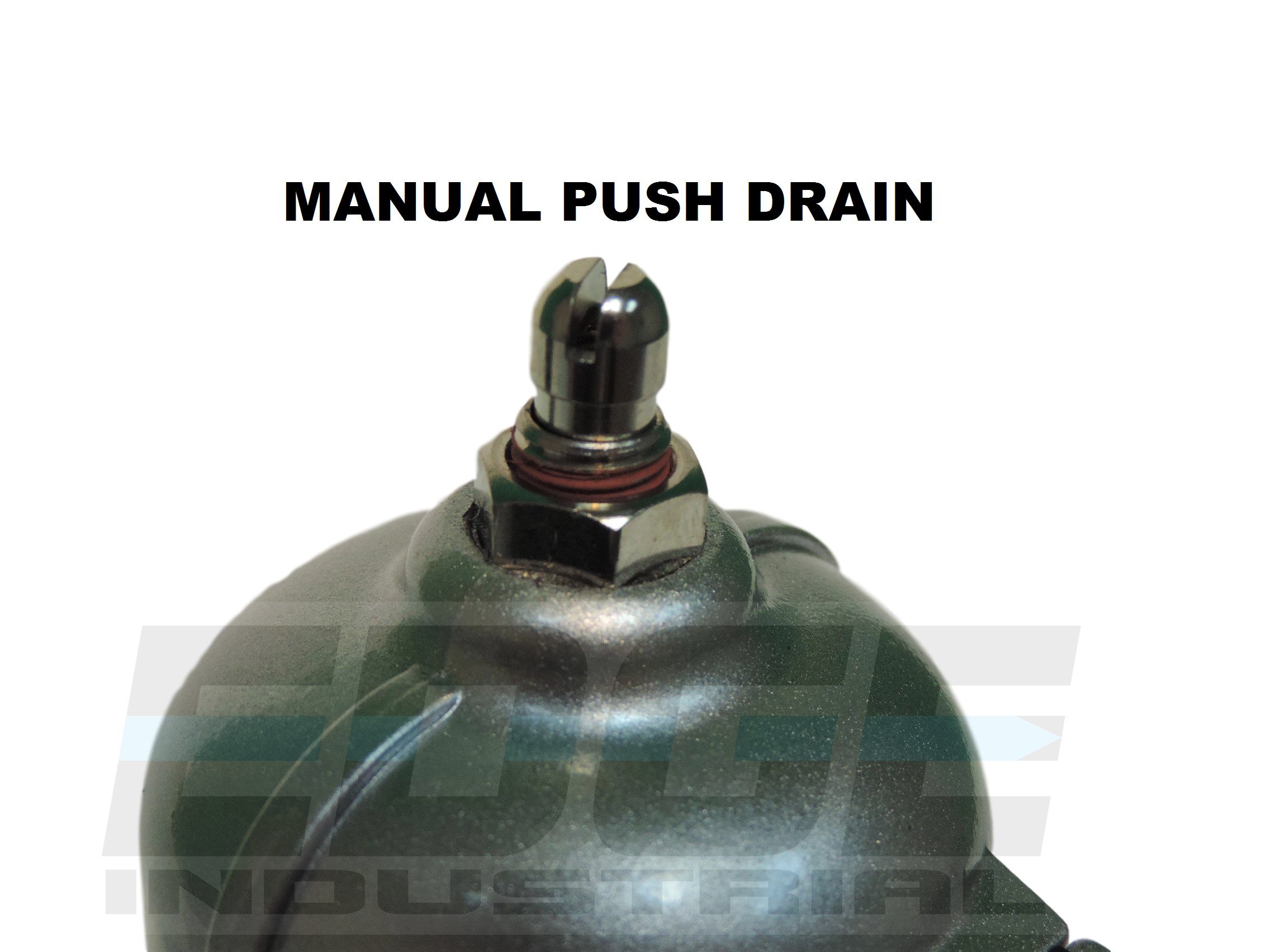 Heavy Duty Compressed Air Filter Regulator Combo with Metal Bowl & Visible Sight Glass - 5 Micron Element (3/4