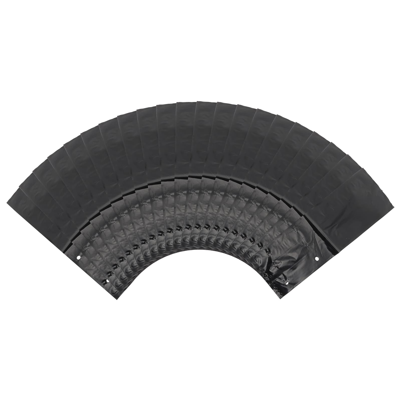 Hemoton 100pcs Black Sapling Bags - Heavy Duty Plant Grow Bags for Garden, Nursery, Flower & Vegetable Planting | Reusable Planting Pouch for Indoor/Outdoor Gardening, Farming & Hydroponics
