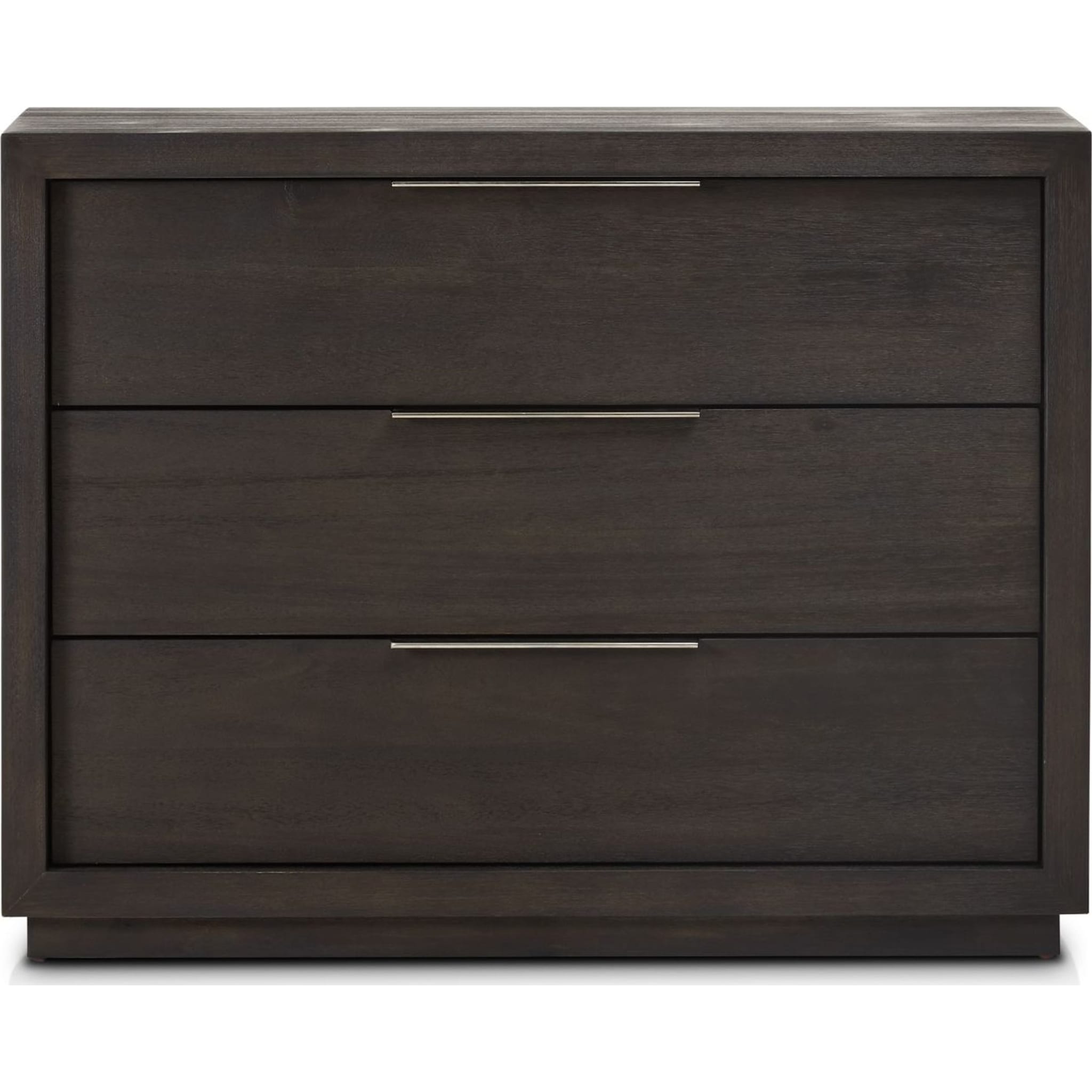 Oxford 3-Drawer Nightstand in Basalt Grey - Modern Bedside Table with Storage for Bedroom, Living Room & Office (2024)