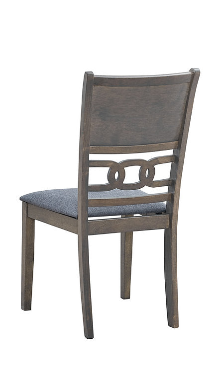 Bennington Dark Grey Upholstered Dining Chair - Comfortable Modern Kitchen & Dining Room Furniture for Home, Restaurant, and Office Use