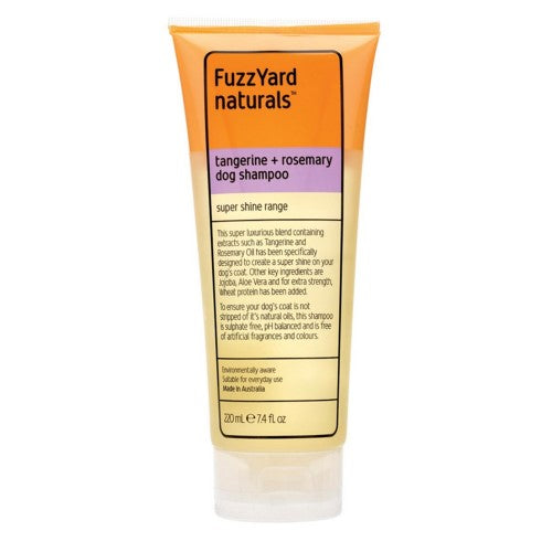 Fuzzyard Dog Shampoo & Conditioner - Tangerine Rosemary Super Shine for Bathing & Grooming | Moisturizing & Deodorizing Pet Care for Healthy Coat | Perfect for Home & Professional Dog Grooming