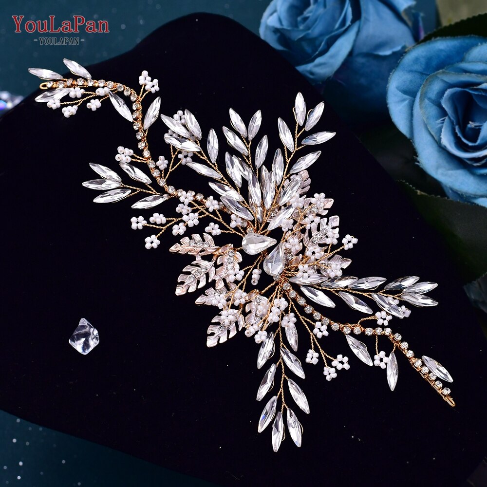 Sparkling Rhinestone Wedding Headband for Women – Elegant Bride Hair Accessory for Ceremony, Reception & Special Occasions