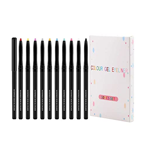 Waterproof Long-Lasting Eyeliner Pen with Shimmer - Smudge-Proof Gel Eyeliner for Cat Eye Makeup, Strong Pigment & Anti-Fade (One Size) | Perfect for Party, Date Night & Special Occasions