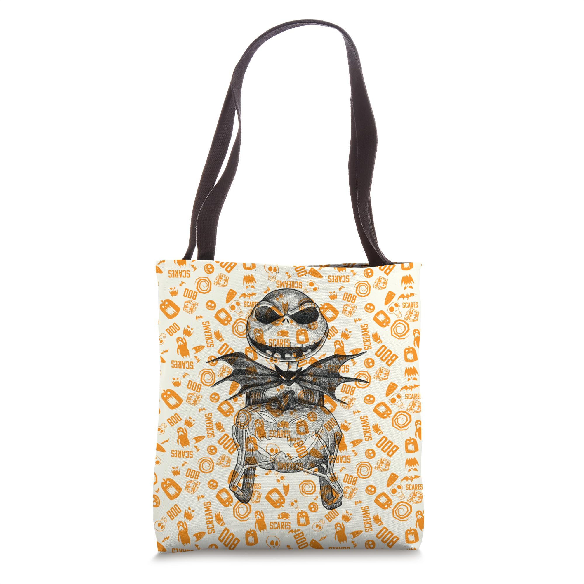 Jack Skellington Tote Bag for Halloween & Christmas Gifts