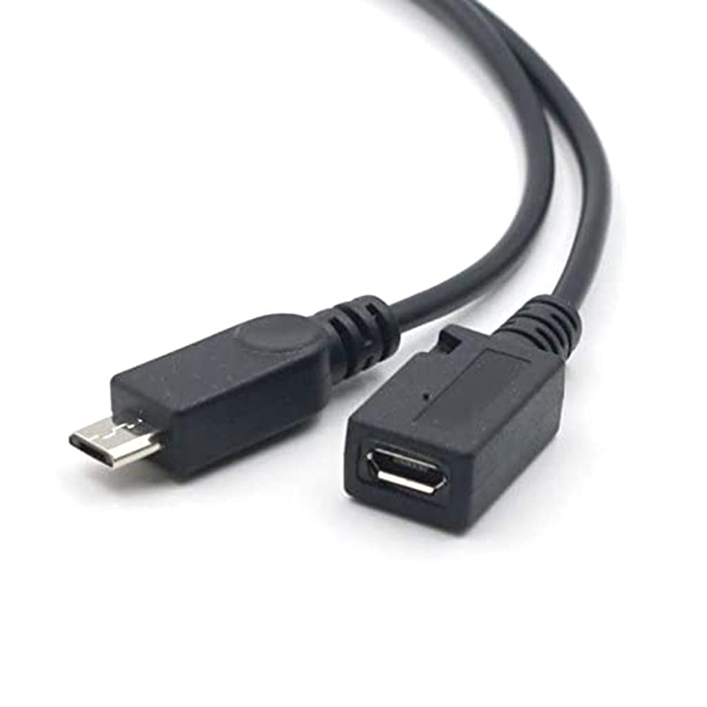 2-in-1 OTG Micro USB Splitter Adapter - Connect Card Reader for Android Phones