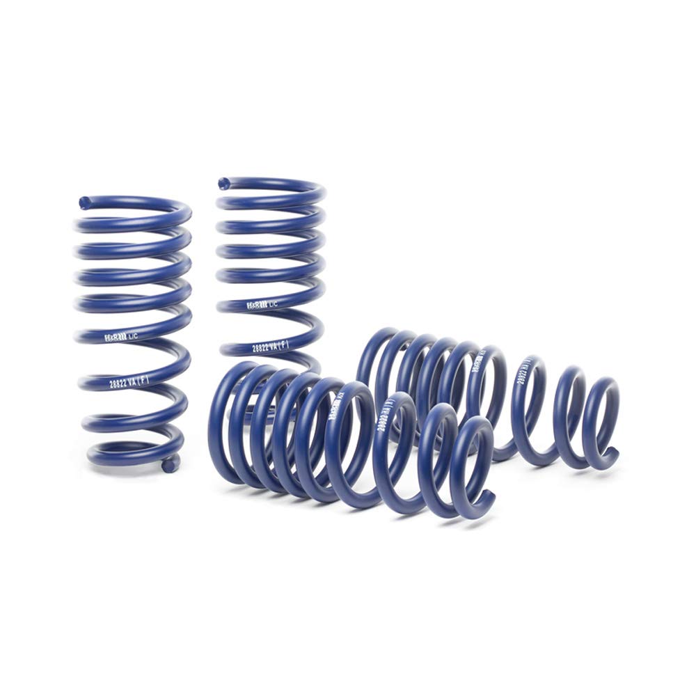 H&R 28998-4 Performance Lowering Spring Set - Upgrade Your Car's Handling & Suspension for Sporty Driving & Track Days