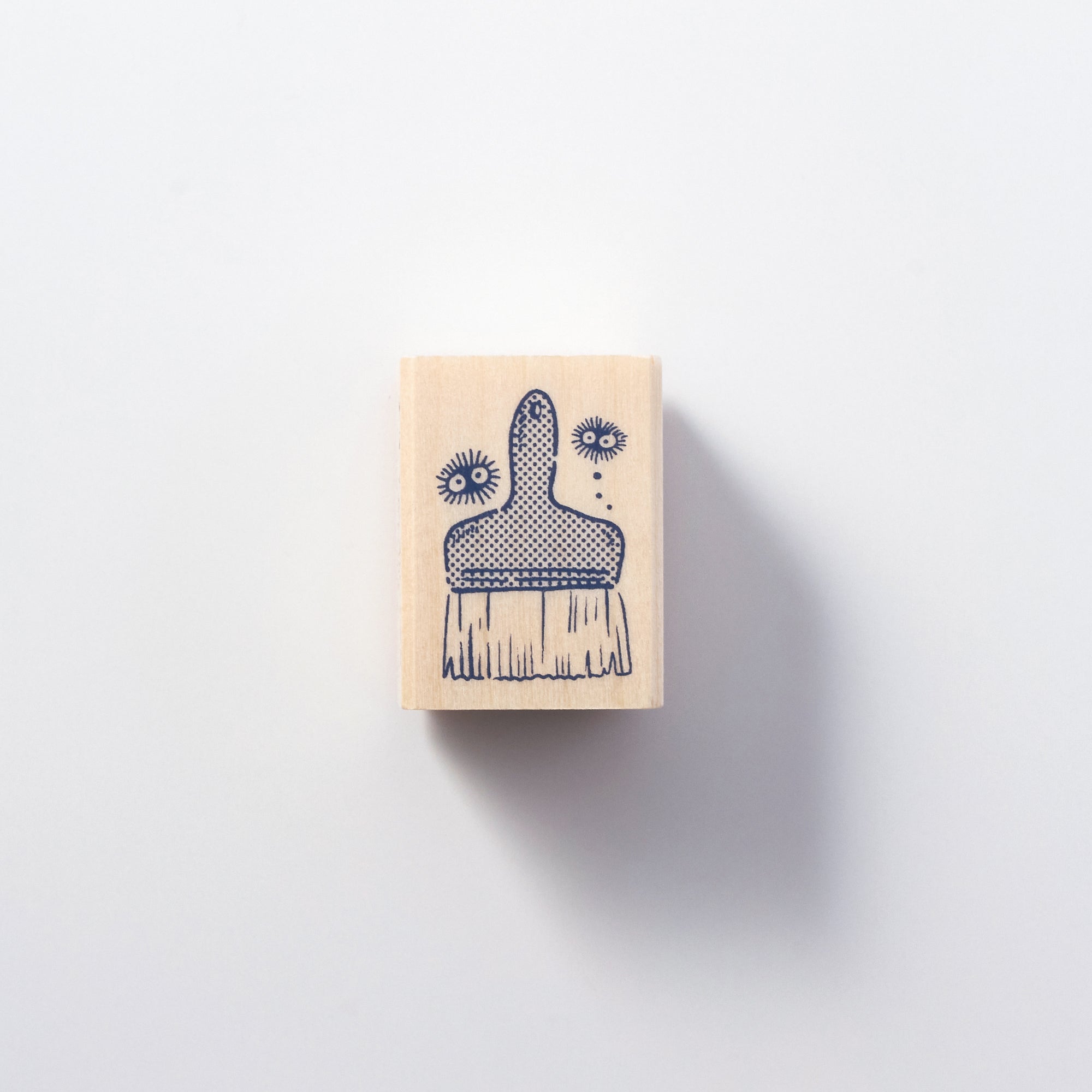 Kurosuke and Brush Rubber Stamps - My Neighbor Totoro Studio Ghibli Collectible - Perfect for Scrapbooking, Journaling, and DIY Crafts