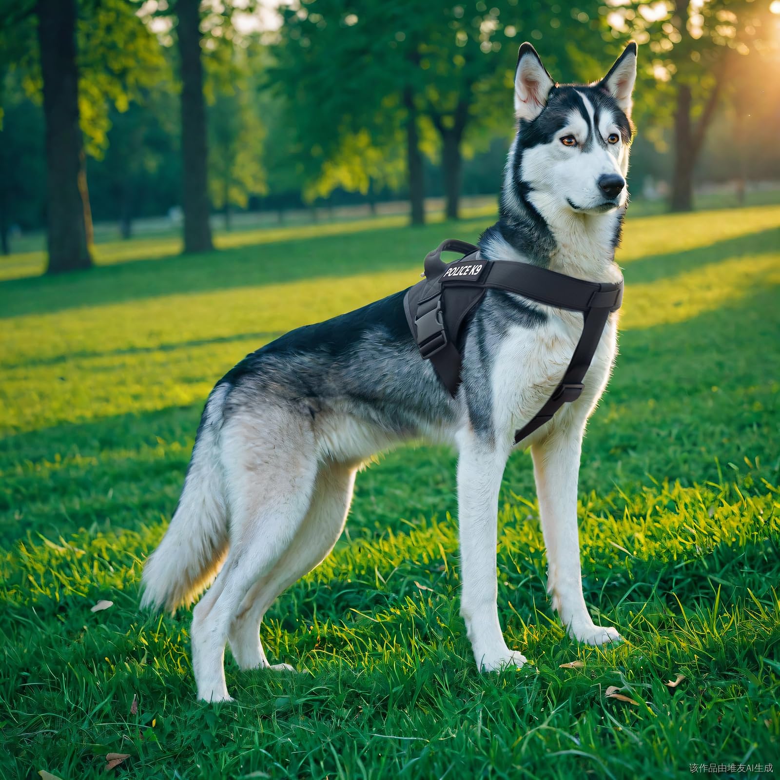 Tactical Dog Harness No-Pull Military Vest - Adjustable Service Dog Harness with Handle for Medium & Large Dogs (XL, Coyote Brown) - Perfect for Police K9 Training, Outdoor Adventures & Working Dogs
