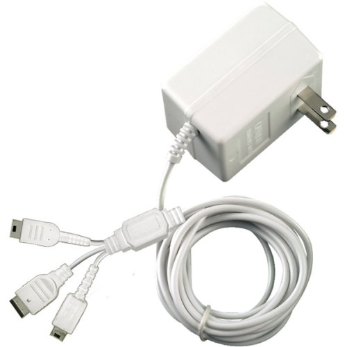 Nintendo DS Lite Universal AC Power Adapter Charger - Compatible with All DS Lite Models - Perfect for Home, Travel & Gaming On-The-Go