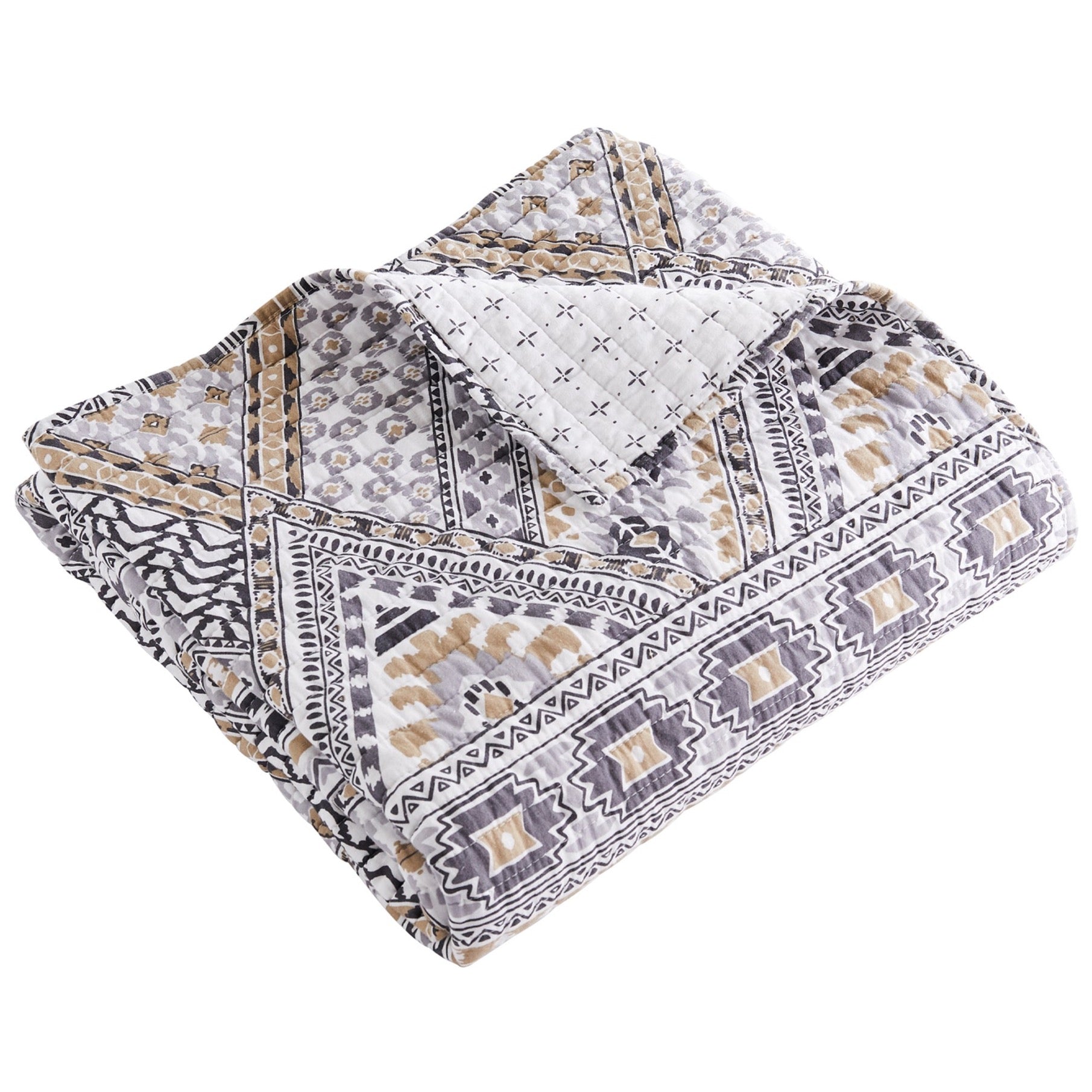 Etrada Quilted Throw Blanket - Soft Cozy Bedspread for Couch, Sofa & Bed - Perfect for Winter Warmth, Home Decor & Gift Giving