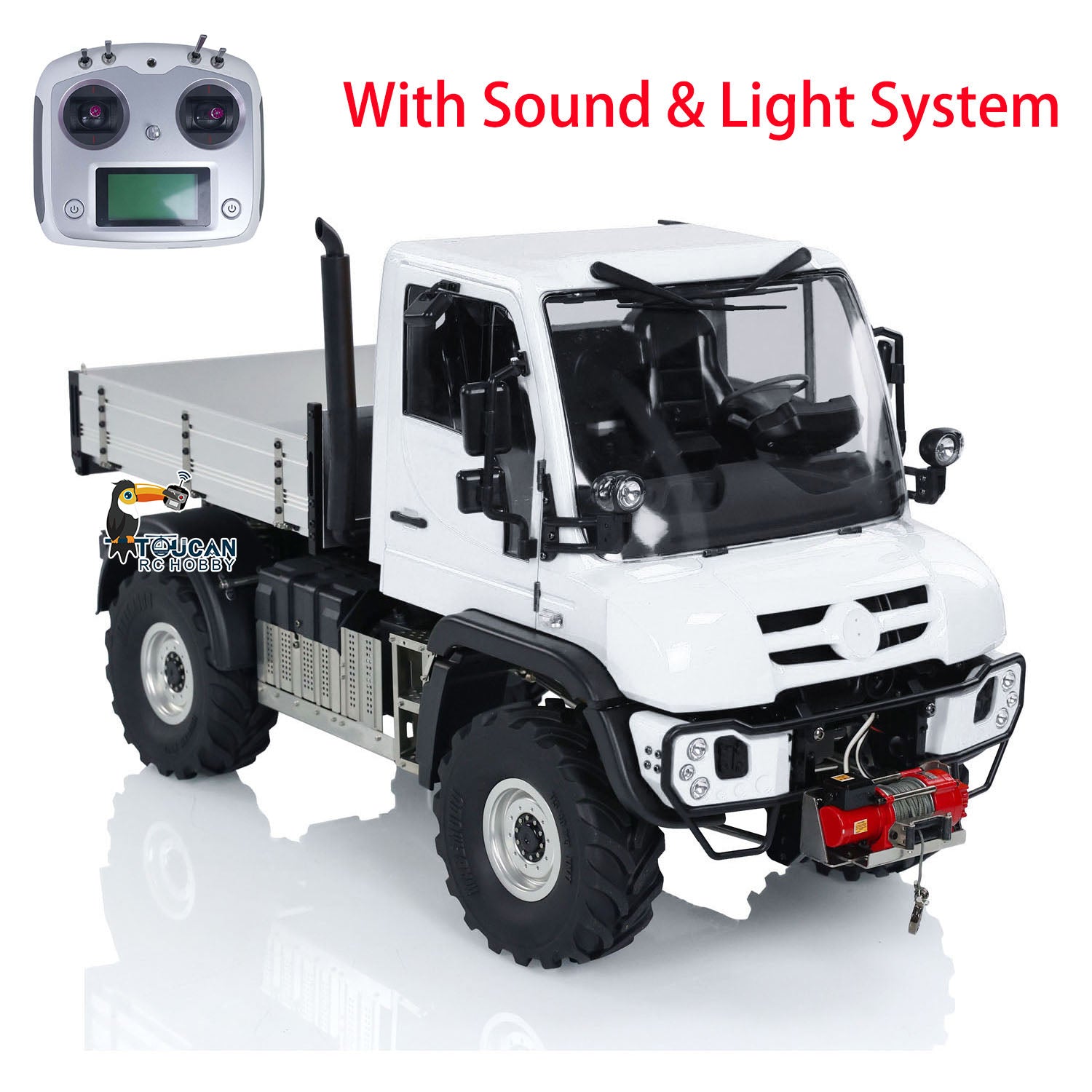 1:10 Scale 4WD U423 4X4 RC Rock Crawler Off-Road Remote Control Car - FlySky I6S Radio, PNP Ready, Assembled & Painted - Perfect for Hobbyists, Backyard Crawling & Trail Adventures