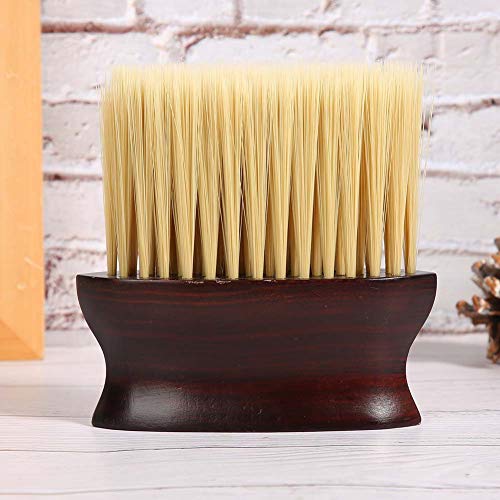 Professional Neck Hair Removal Brush for Barbers - Facial Fiber & Dust Cleaning Brush - Perfect for Salon, Home Haircuts & Grooming