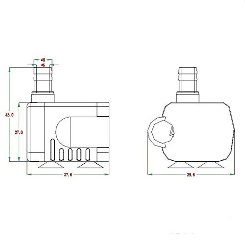 Submersible Aquarium Smart Micro Water Pump - DC Auto Top Off (ATO) Replacement Pump for Fish Tank, Saltwater & Freshwater Aquariums - Perfect for Automatic Water Refill Systems