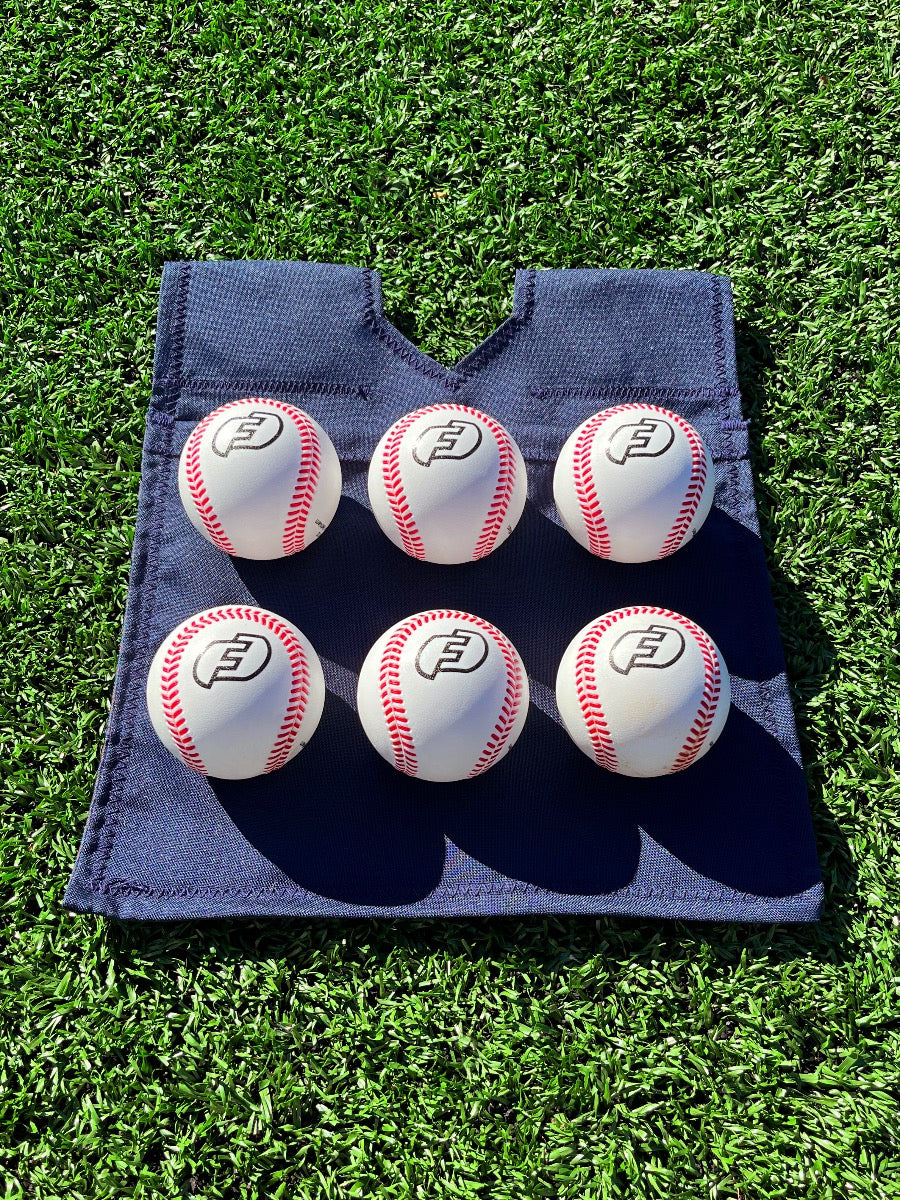 FORCE3 Dry Lo Umpire Ball Bag - Lightweight Durable Baseball Umpire Equipment for Games & Training - Perfect for Coaches, Umpires & Players