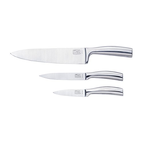 Chicago Cutlery Elston 16-Piece Knife Block Set - Premium Stainless Steel Kitchen Knives with Wooden Storage Block - Perfect for Home Chefs, Cooking Enthusiasts & Professional Kitchens