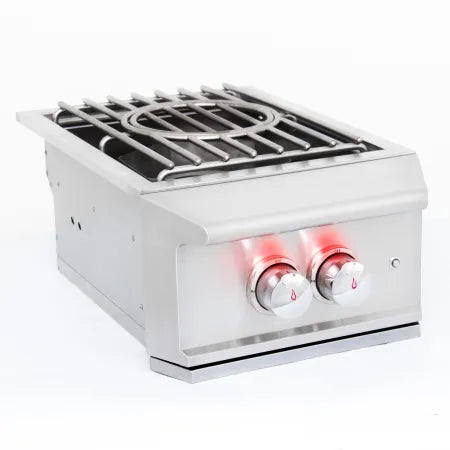 Blaze Professional LUX Built-In Gas High Performance Power Burner - Commercial Grade Outdoor Cooking for Grilling, BBQ & Catering