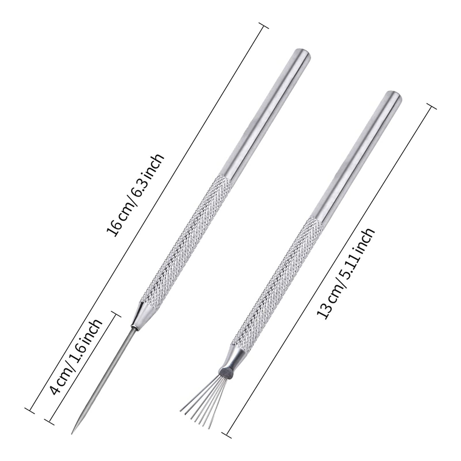 4-Pack Pottery Needle Tools for Sculpting & Carving - Ceramic Clay Modeling & Detailing - Perfect for DIY Pottery & Craft Projects