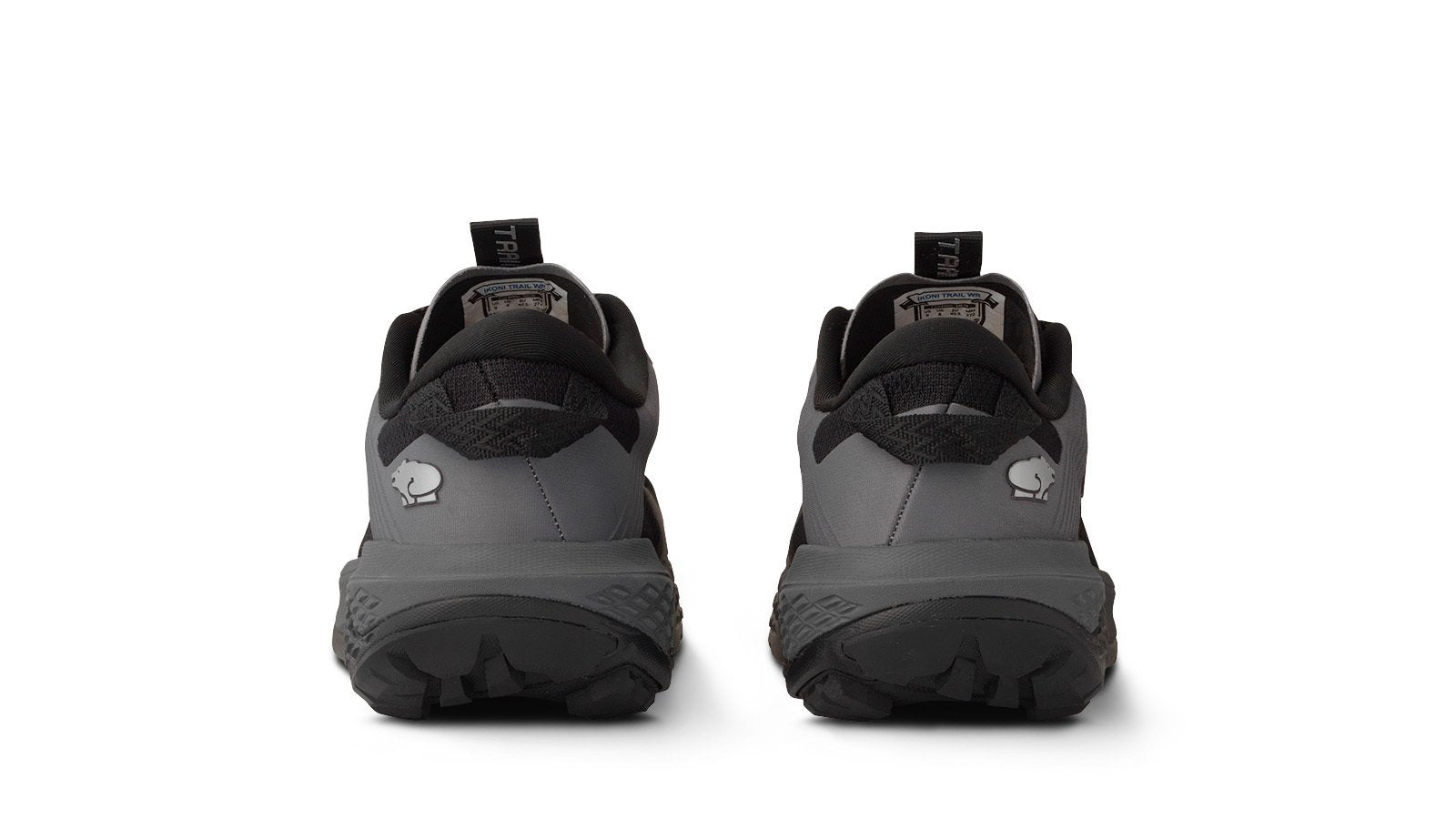 Men's IKONI Trail Running Shoes - Black / Black | Lightweight & Durable for Hiking, Jogging & Outdoor Adventures